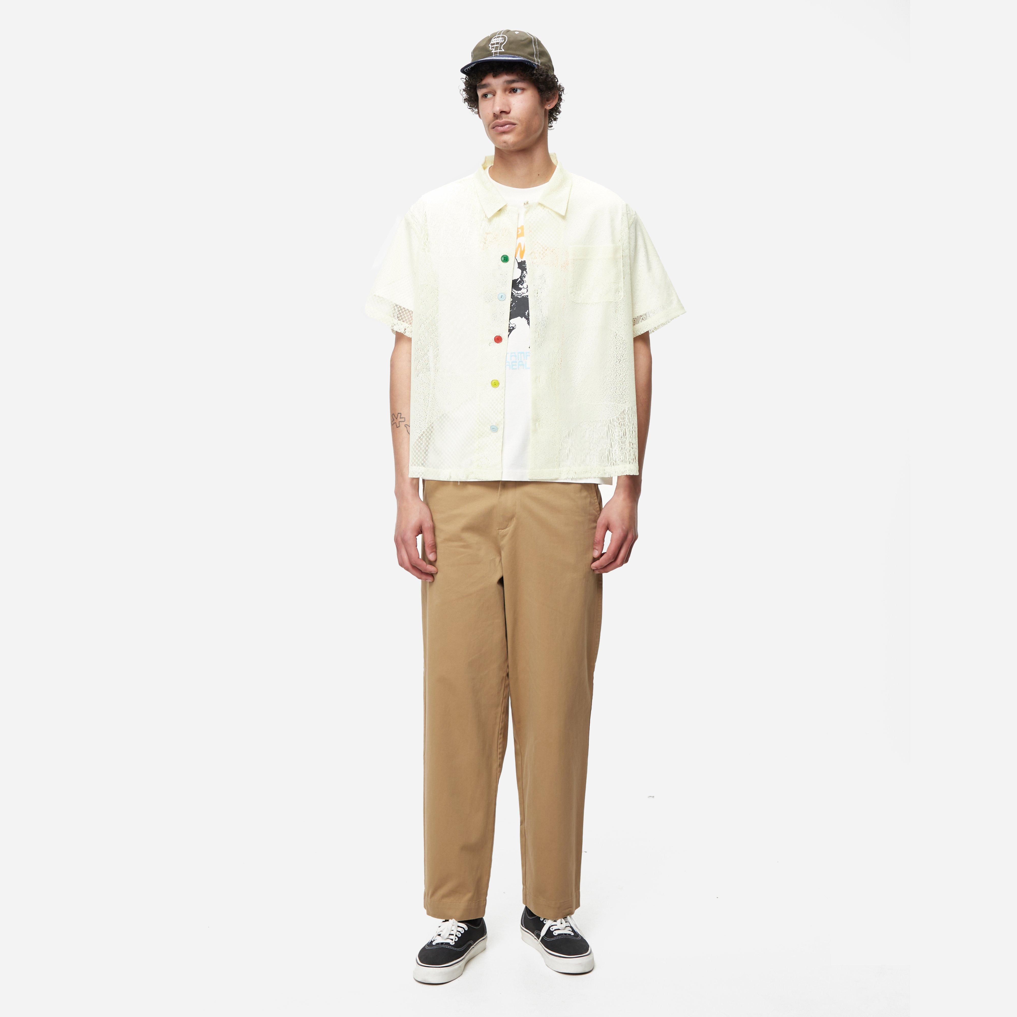 Brain Dead Engined Mesh Ss Shirt