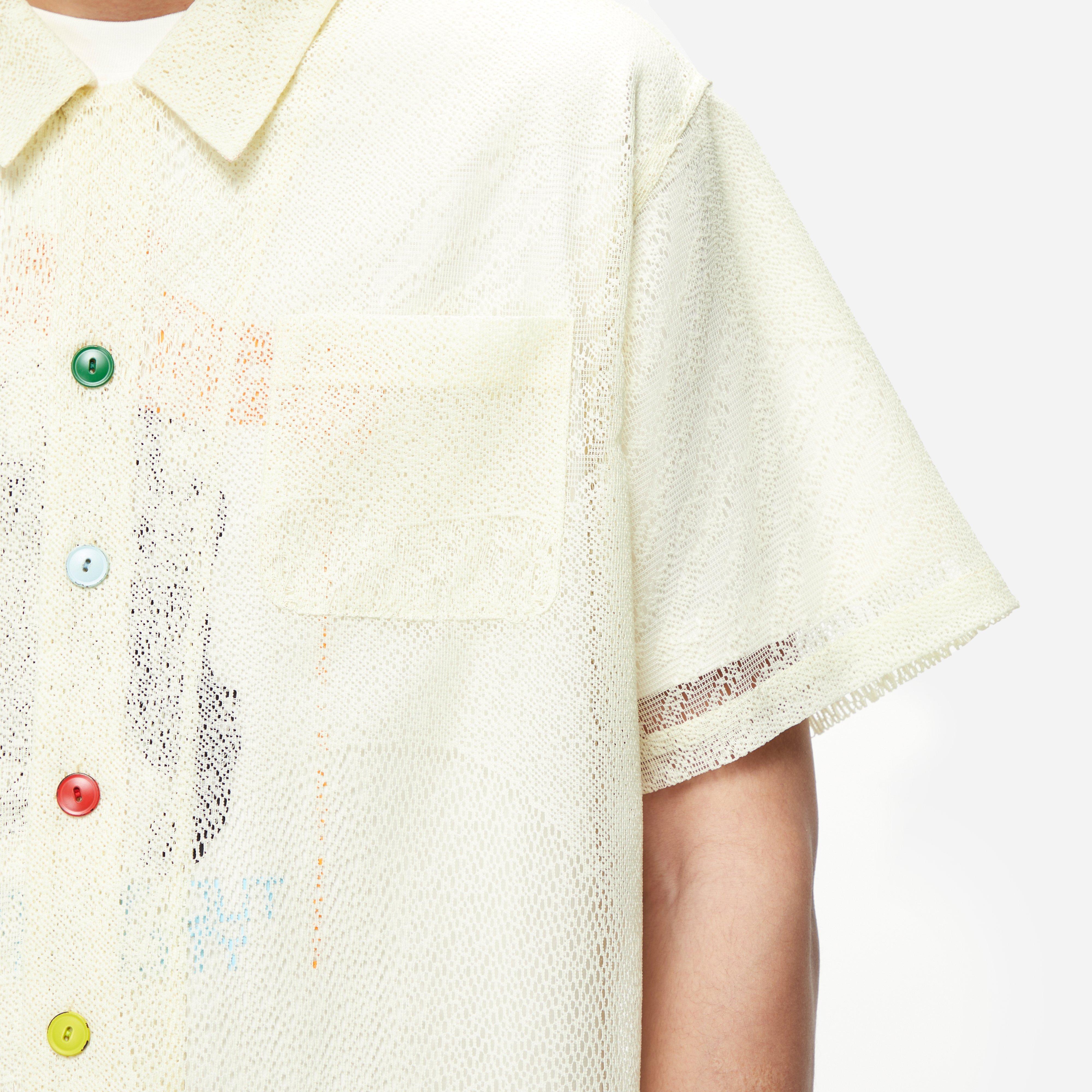 Brain Dead Engined Mesh Ss Shirt