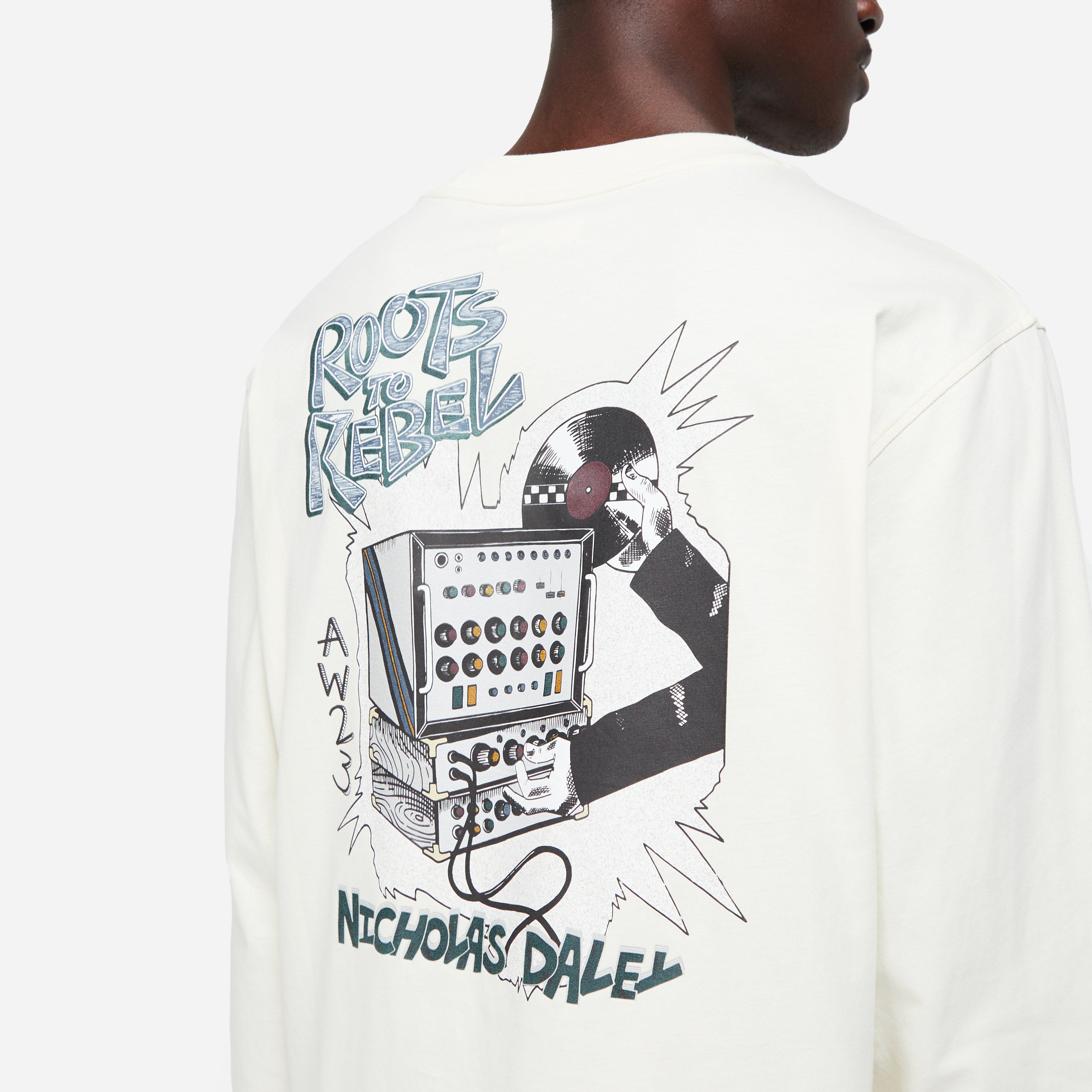 Nicholas Daley Roots To Rebel Long Sleeve T-Shirt