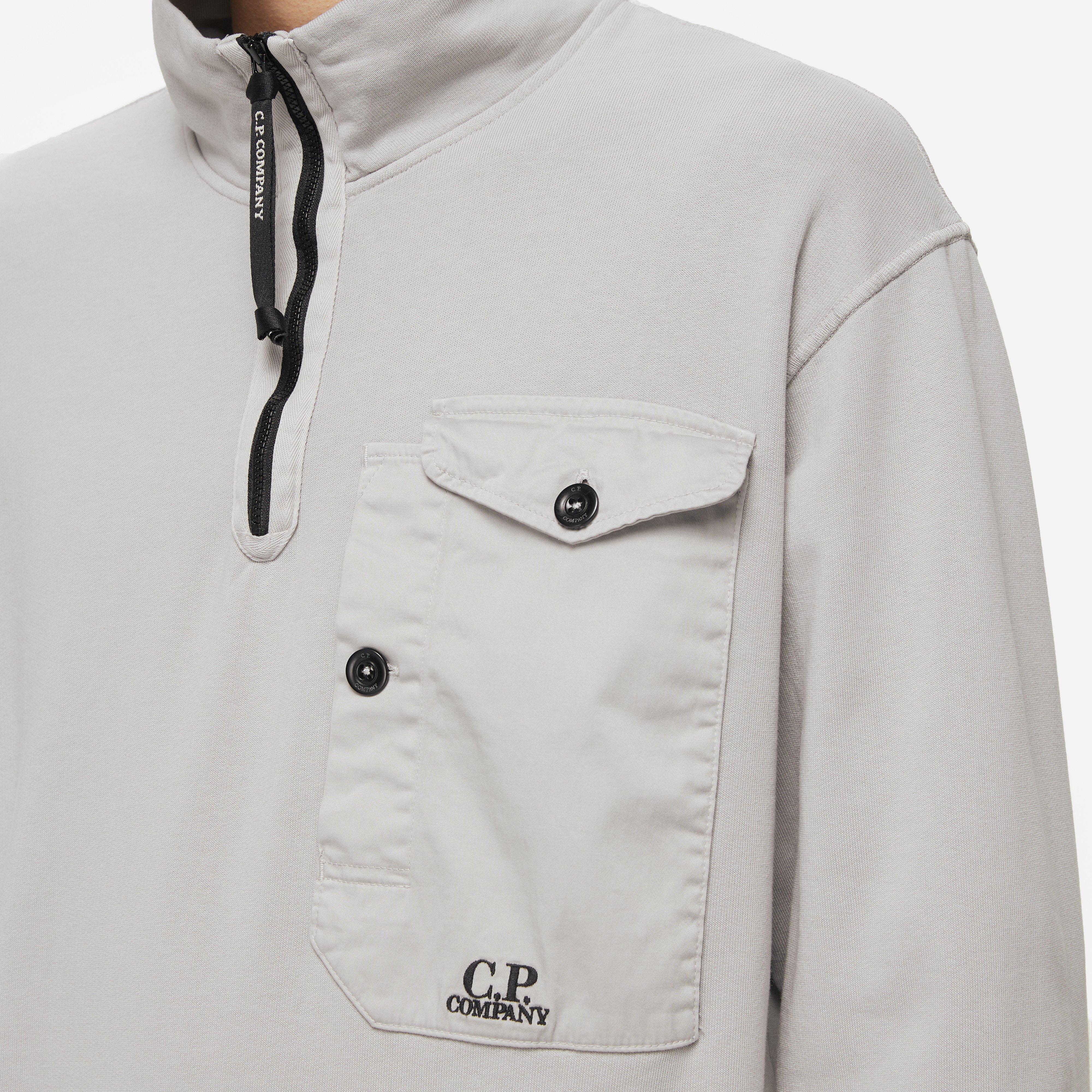 C.P. Company 1/4 Zip Fleece Sweatshirt