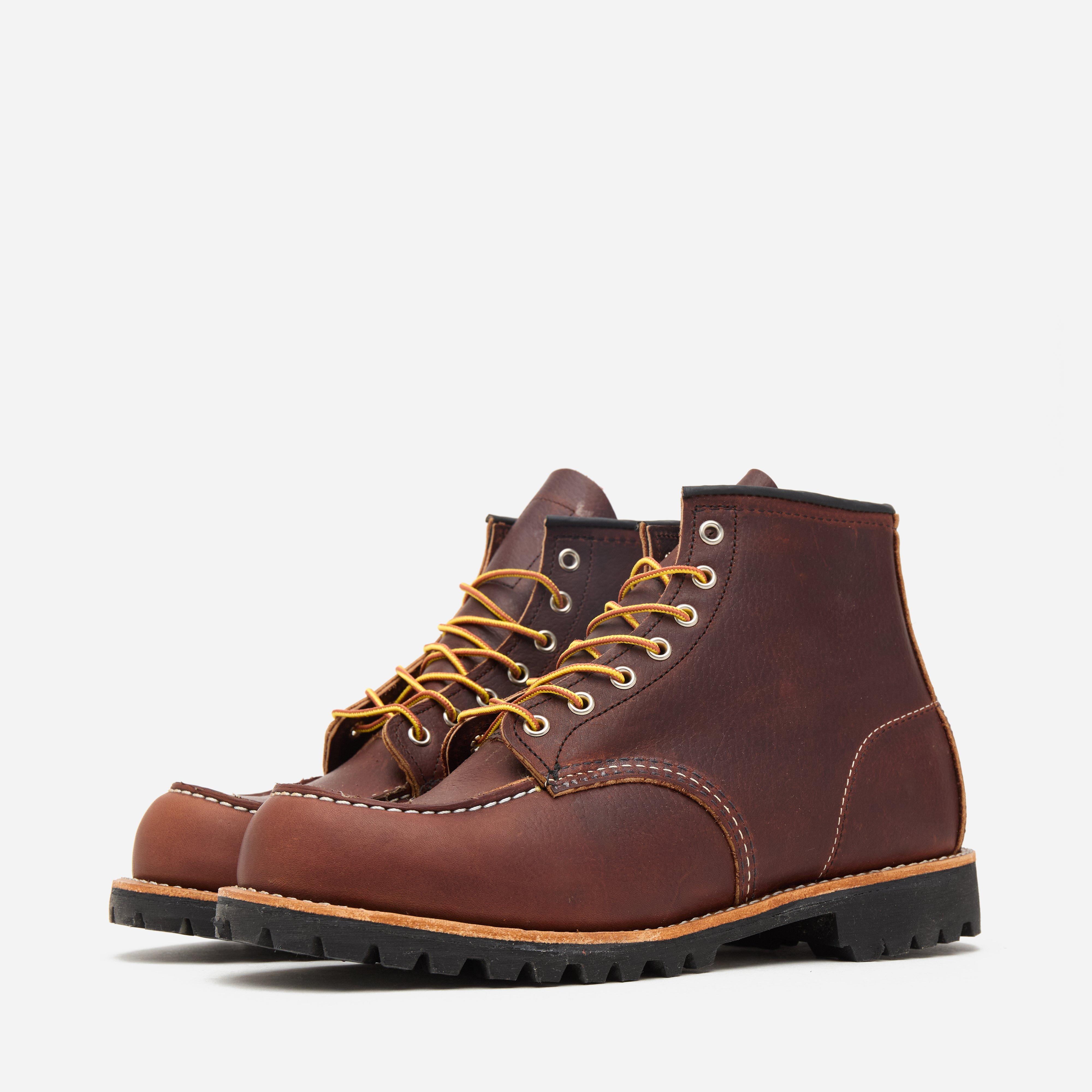 Brown Red Wing 6 Moc Toe Boot HIP