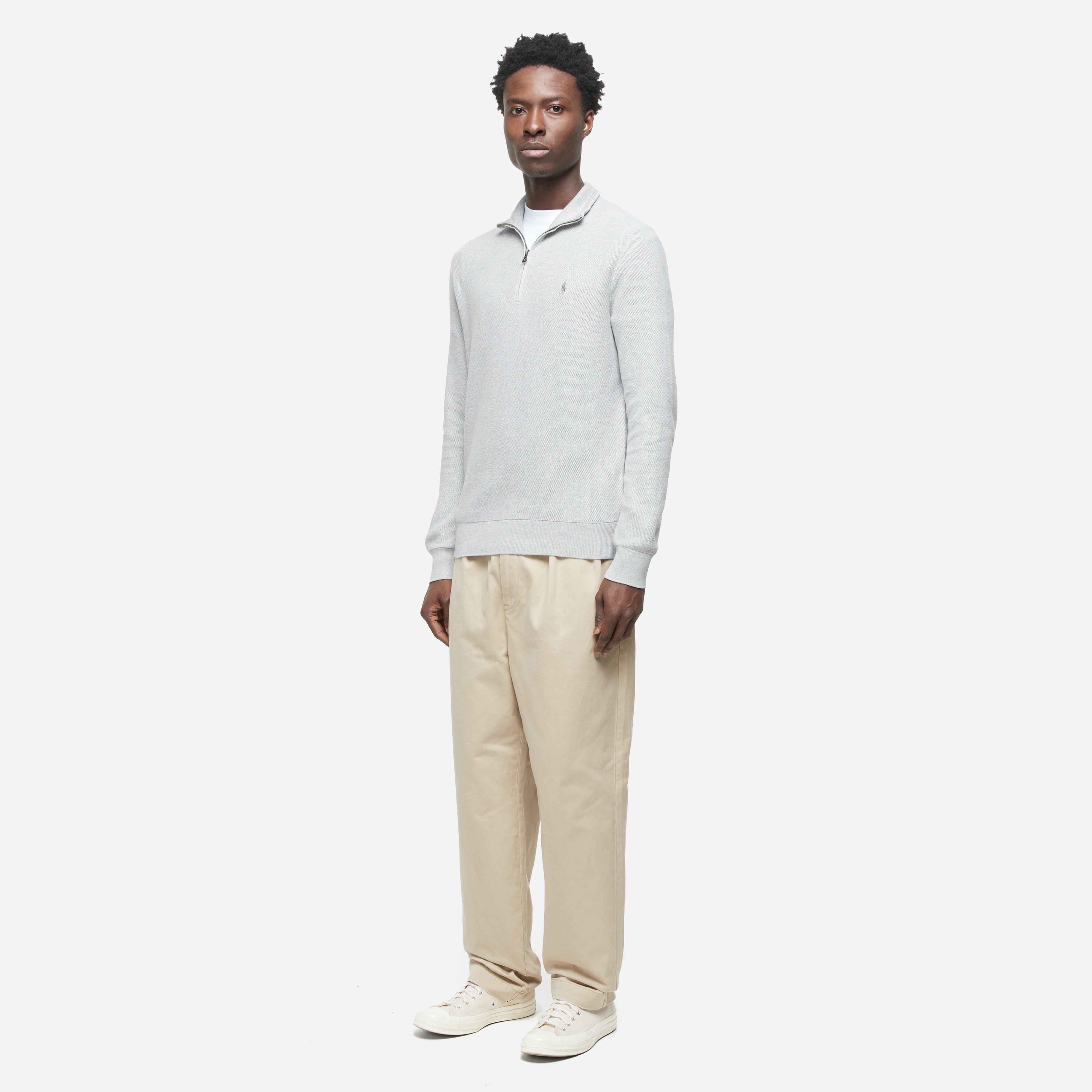 Polo Ralph Lauren Mesh-Knit Quarter Zip Sweatshirt