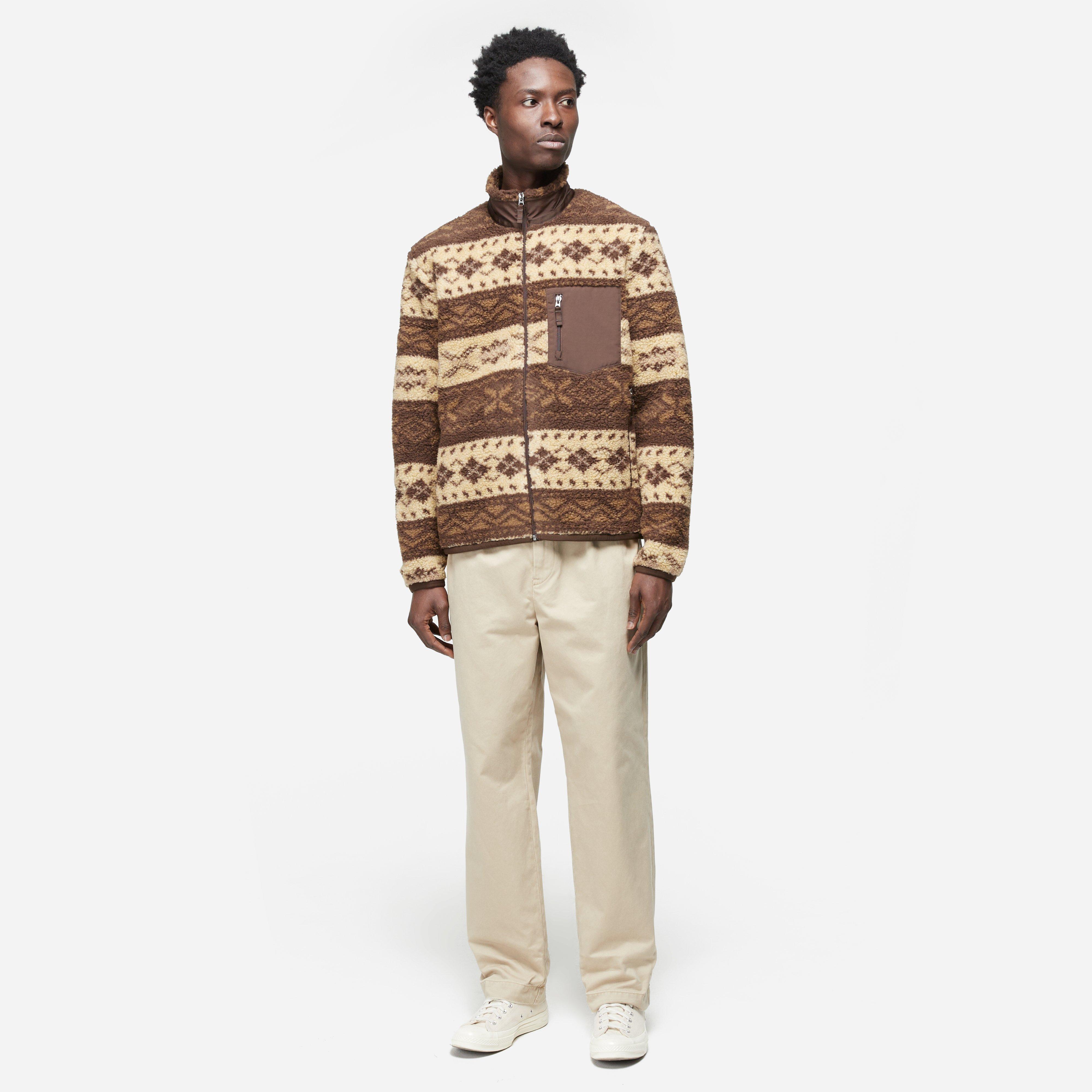 Polo Ralph Lauren Plaid Pile Fleece Jacquard Jacket