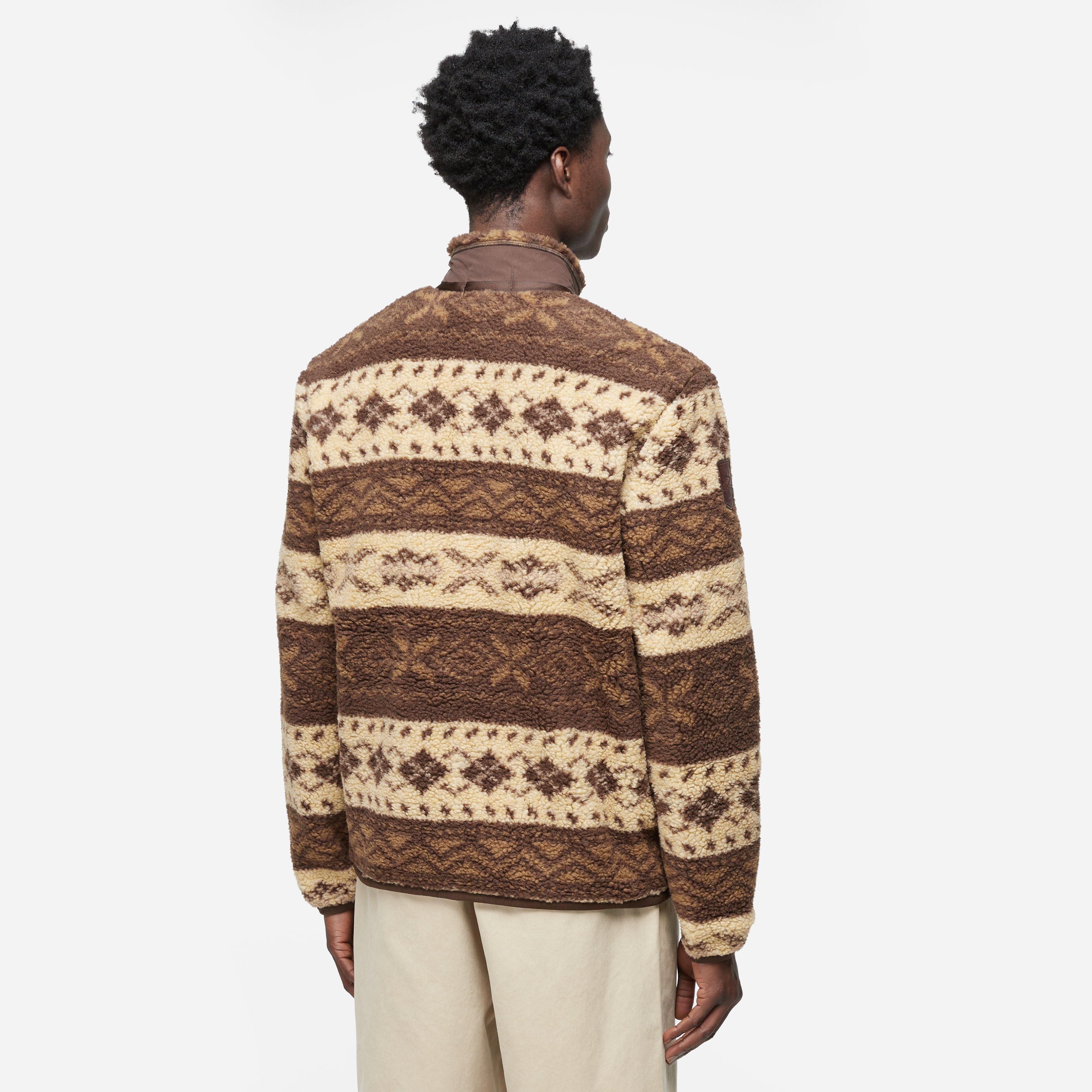 Polo Ralph Lauren Plaid Pile Fleece Jacquard Jacket