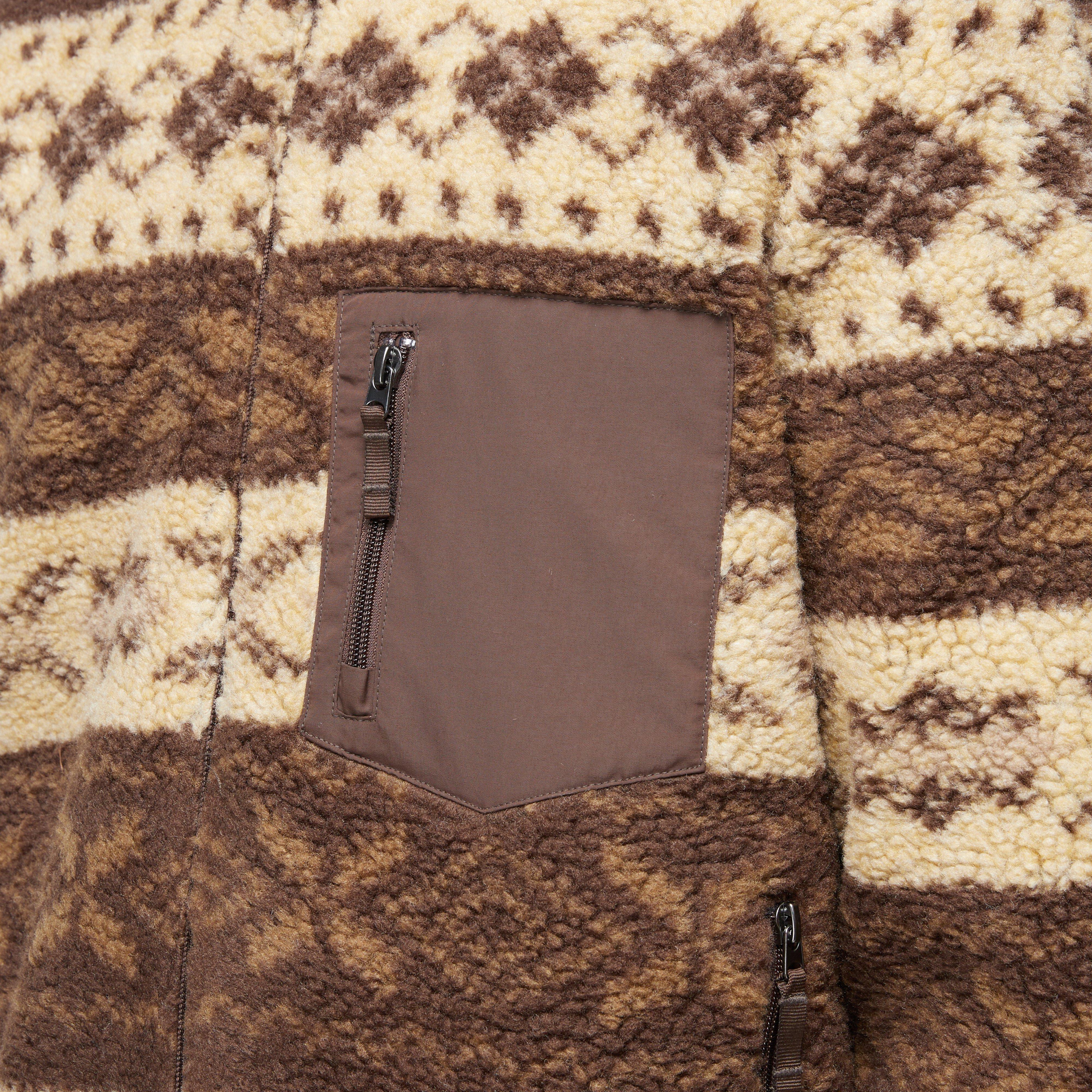 Polo Ralph Lauren Plaid Pile Fleece Jacquard Jacket