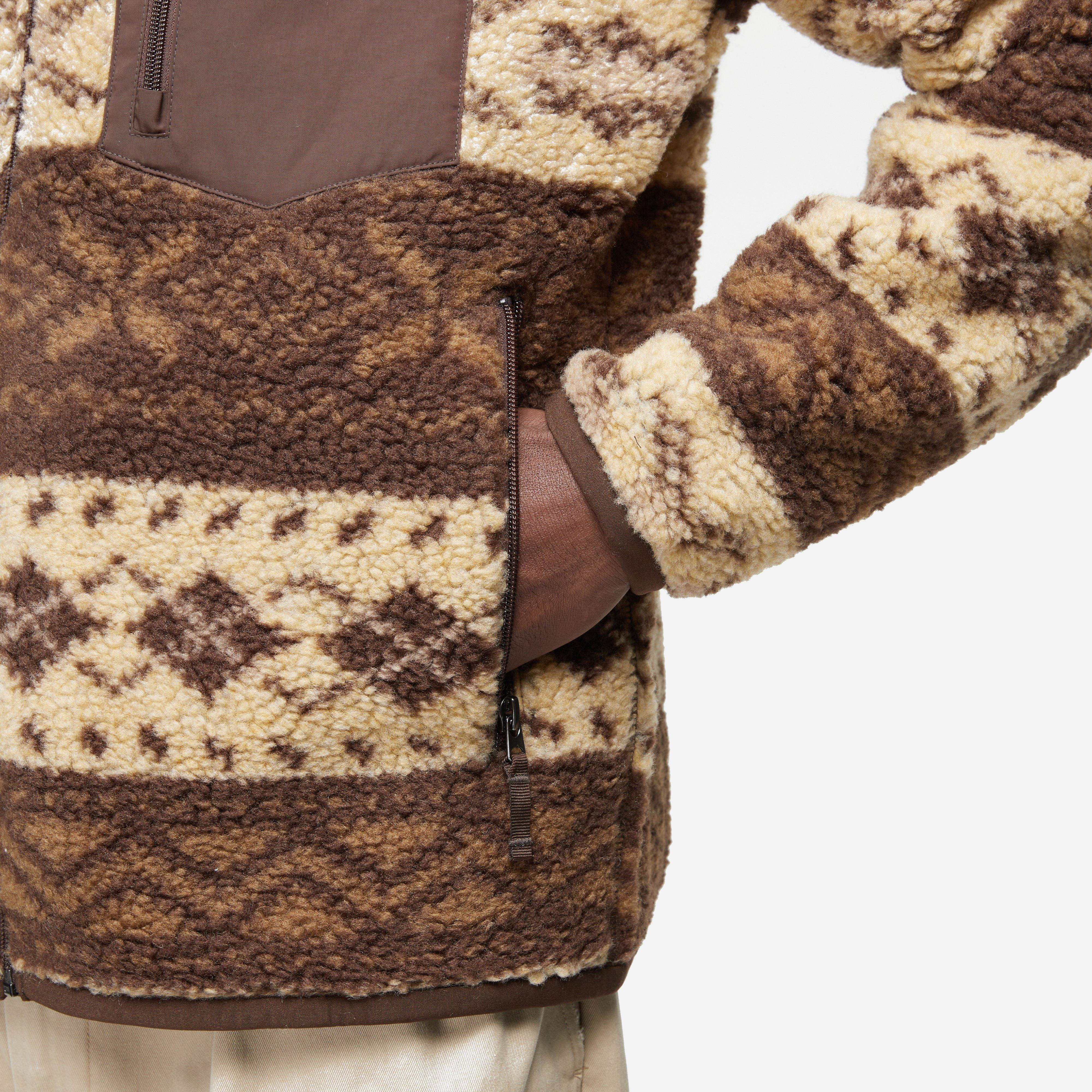 Polo Ralph Lauren Plaid Pile Fleece Jacquard Jacket