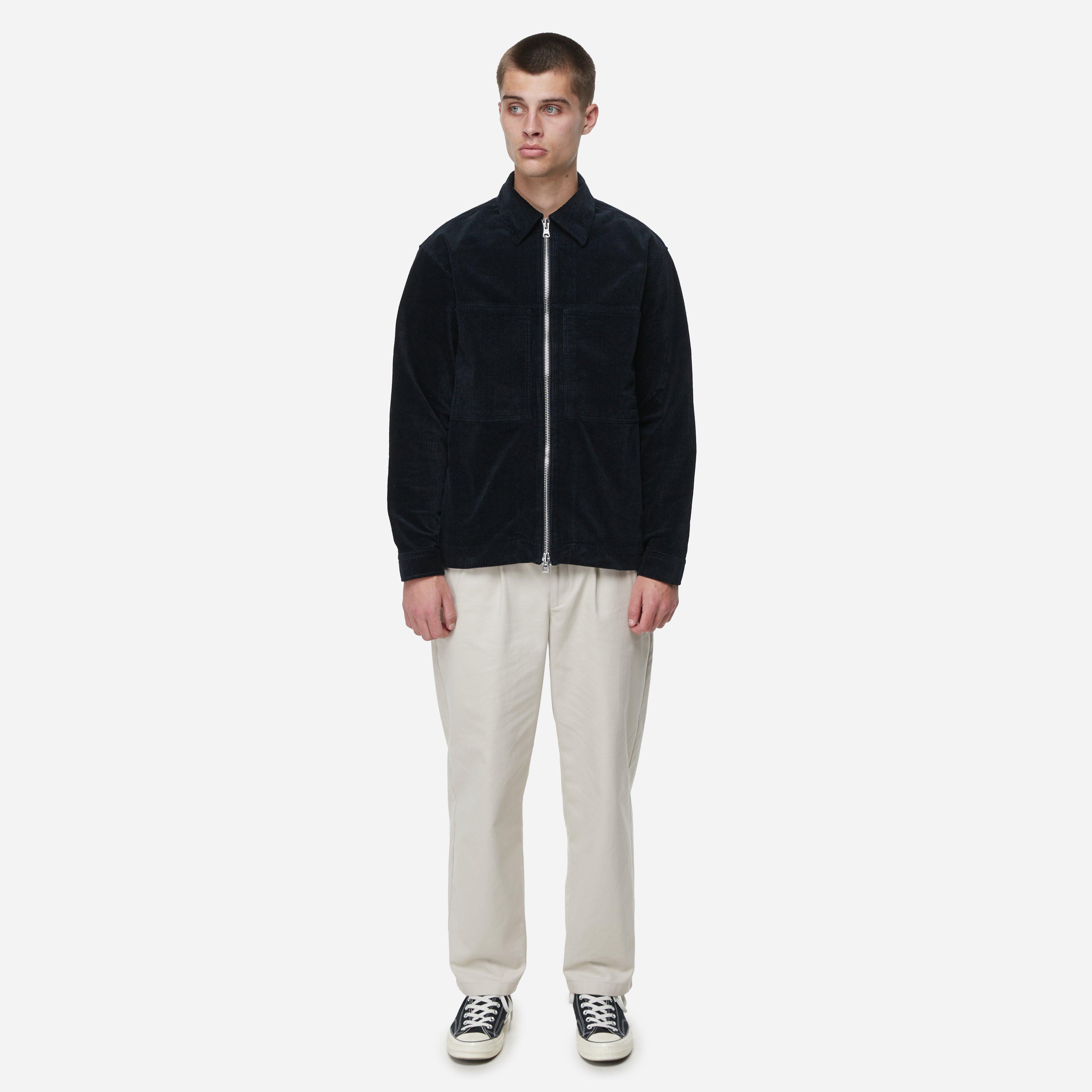 NN07 Isak 1322 Corduroy Zip Overshirt