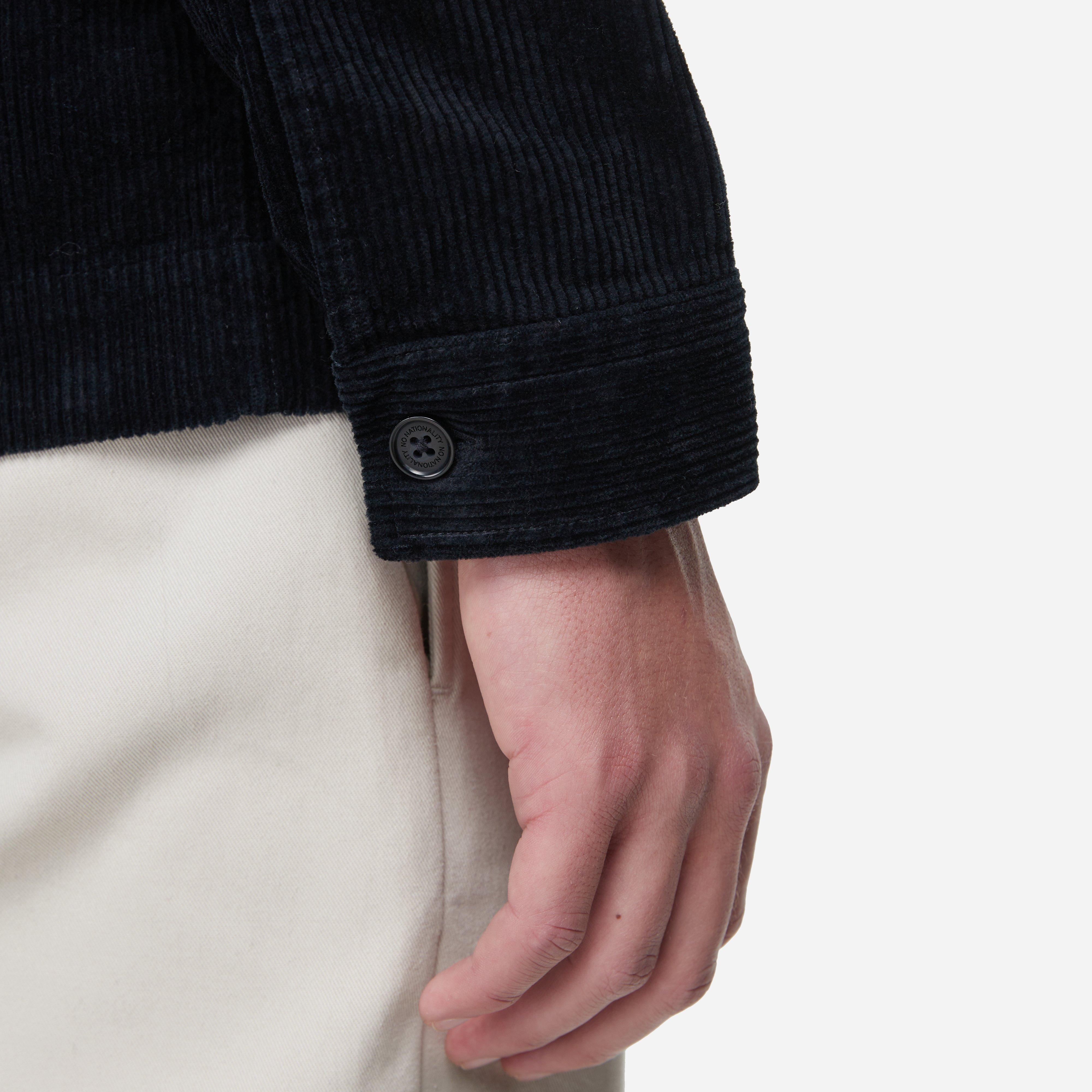 NN07 Isak 1322 Corduroy Zip Overshirt
