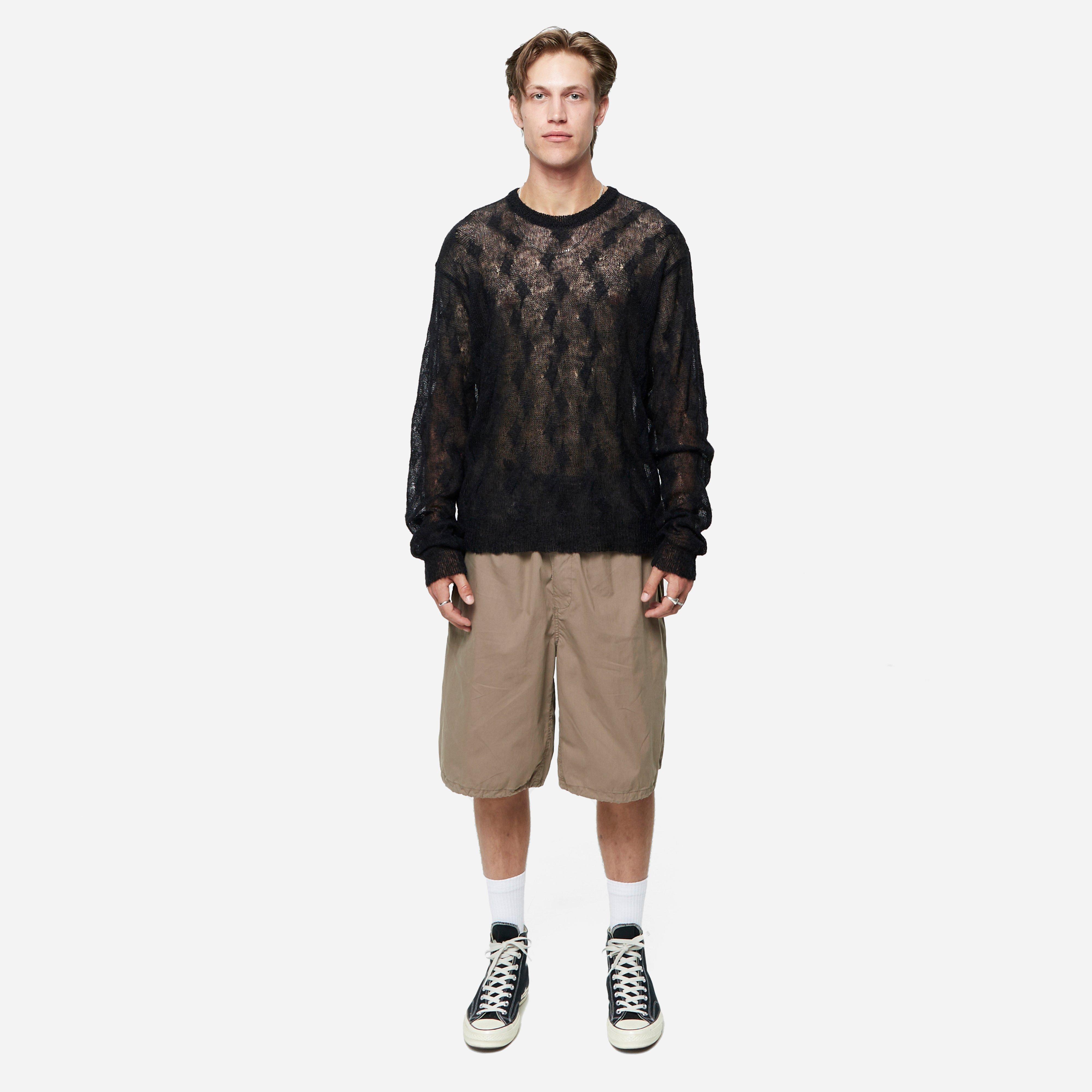 Stussy Loose Cable Knit Sweatshirt