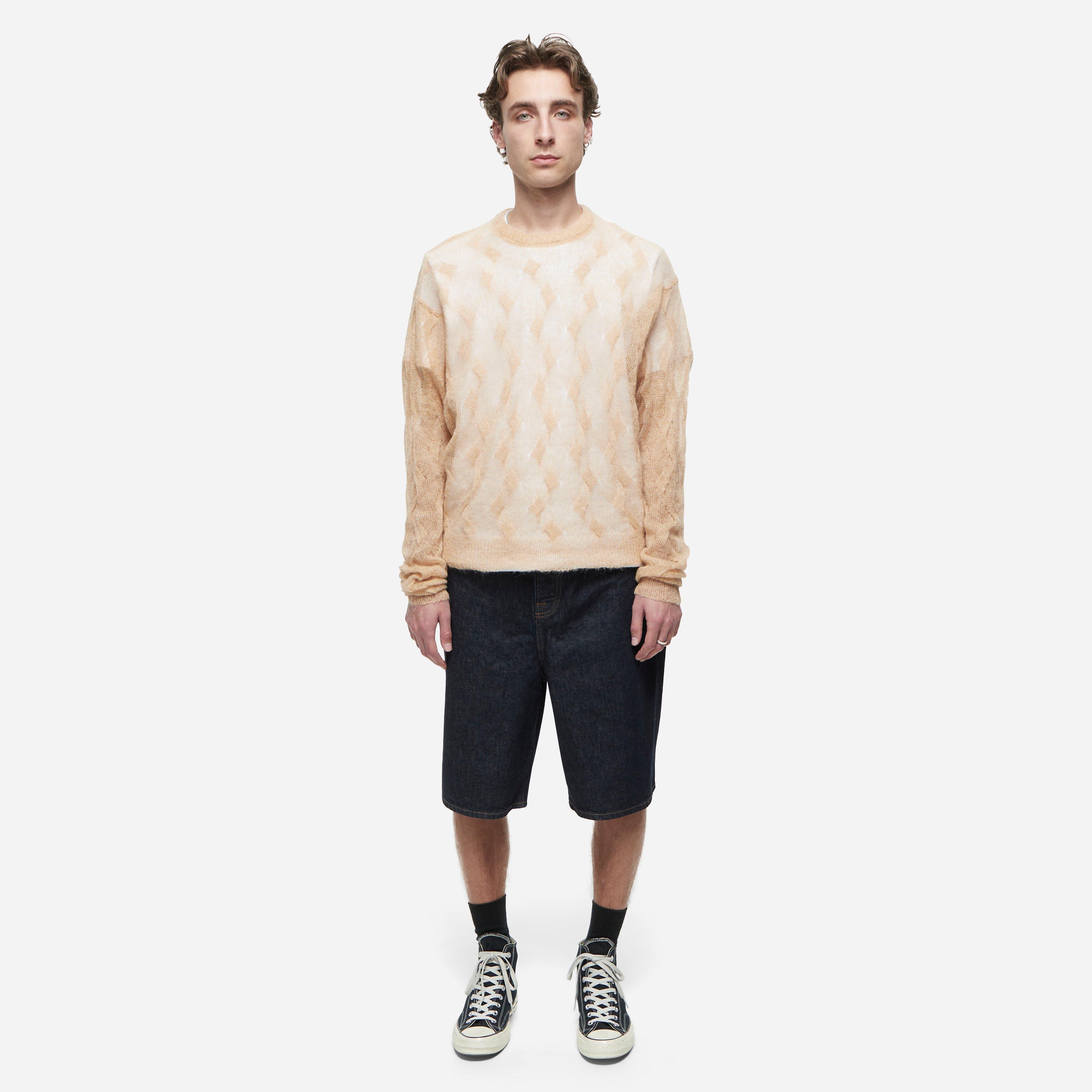 Stussy Loose Cable Knit Sweatshirt