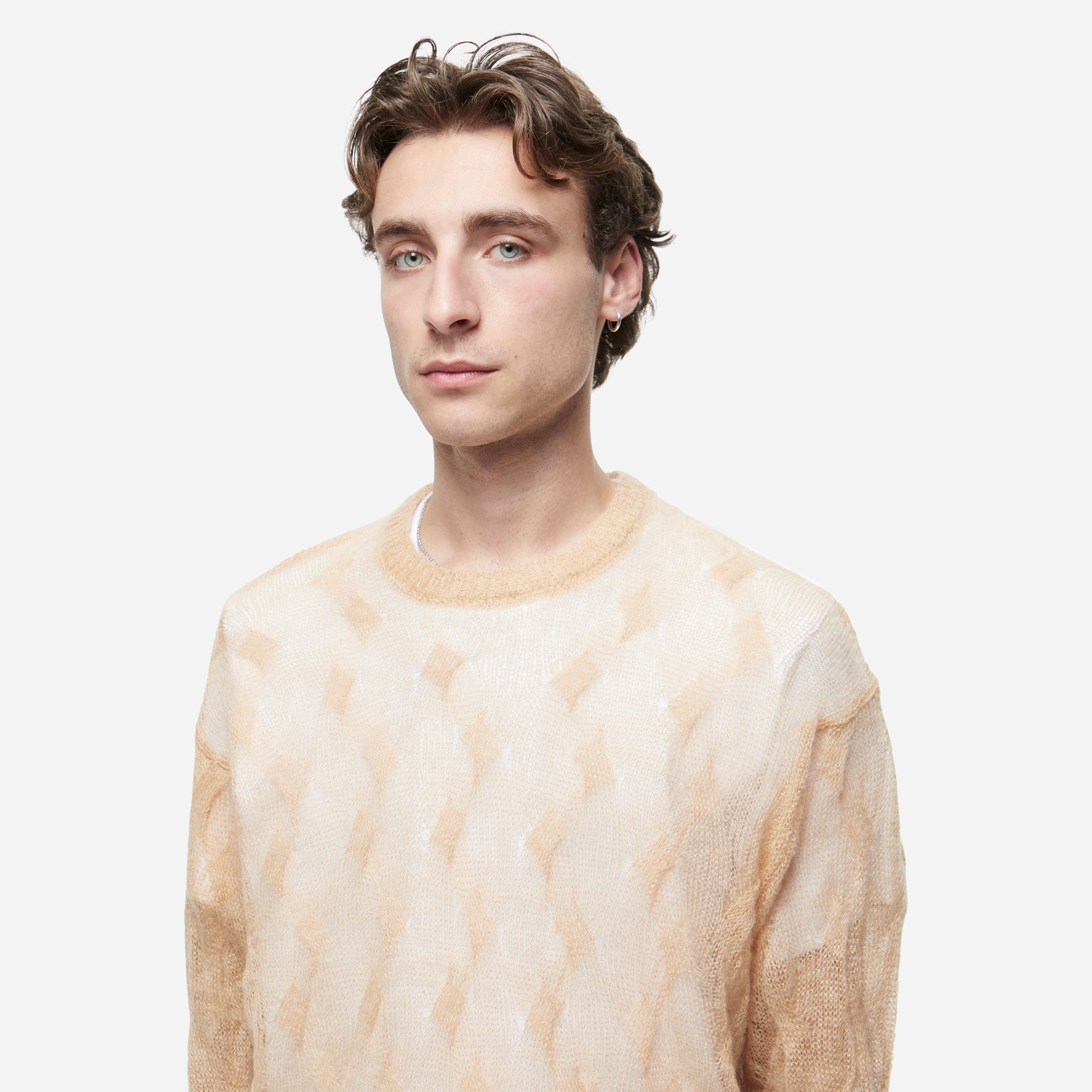 Stussy Loose Cable Knit Sweatshirt