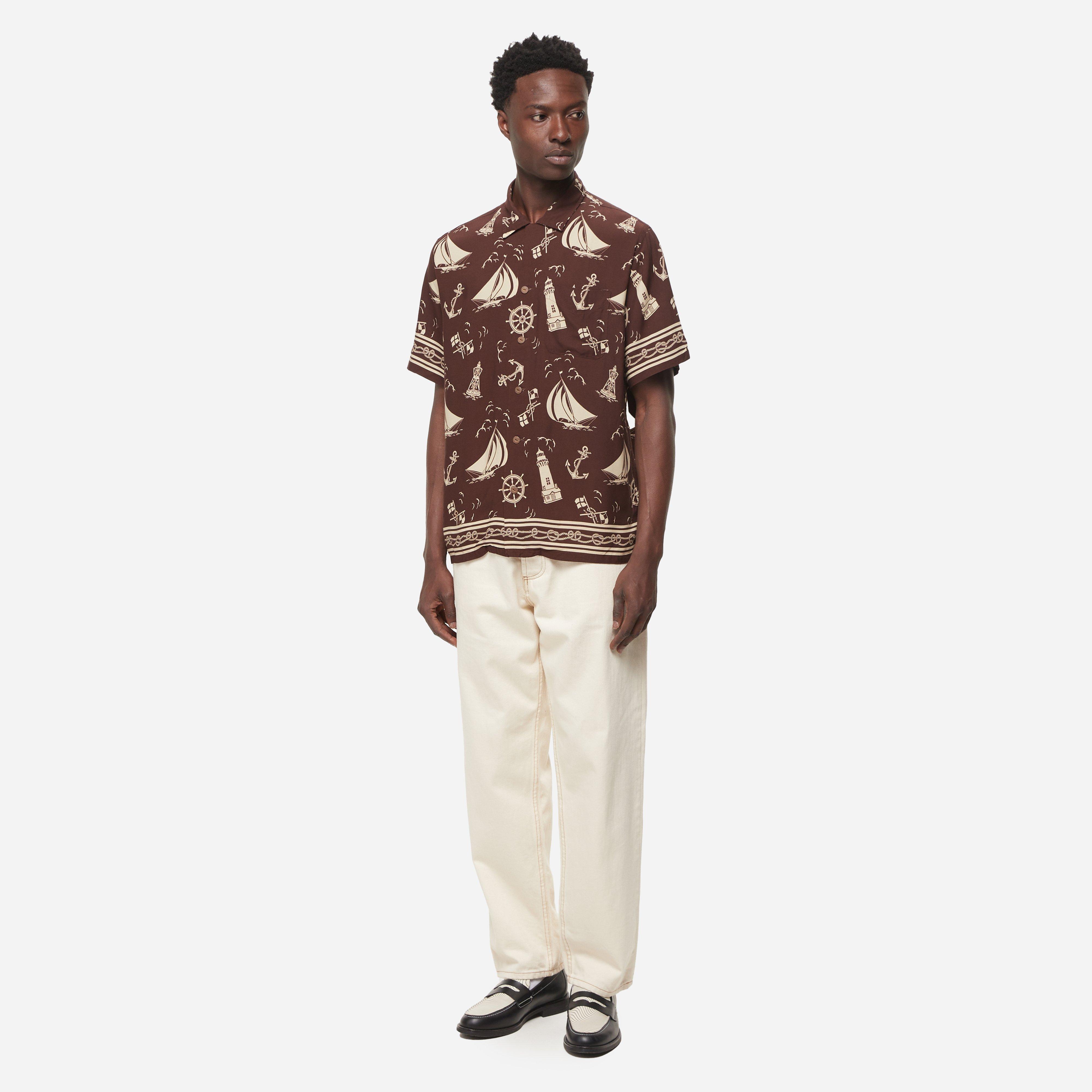 Polo Ralph Lauren Nautical Print Camp Shirt