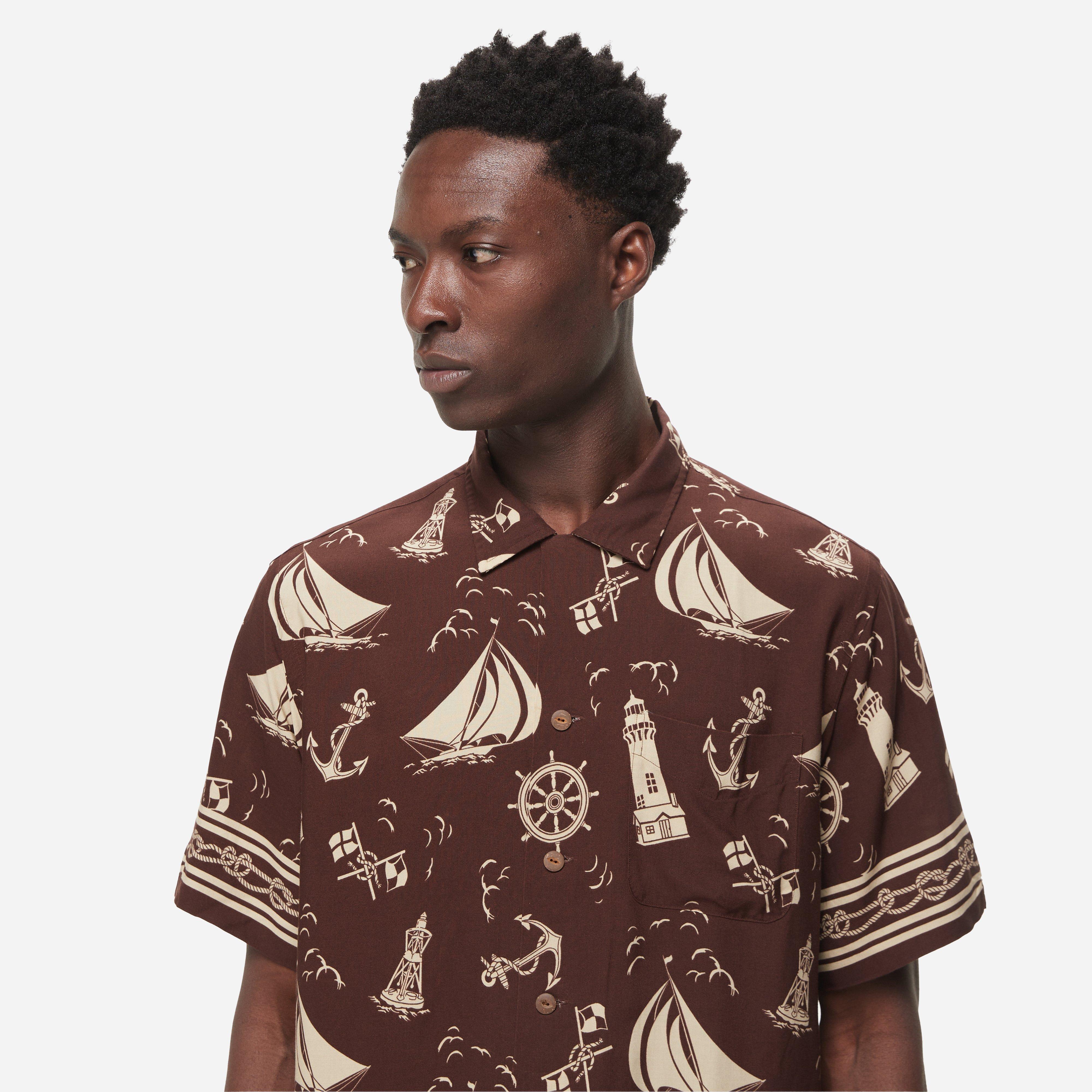 Polo Ralph Lauren Nautical Print Camp Shirt