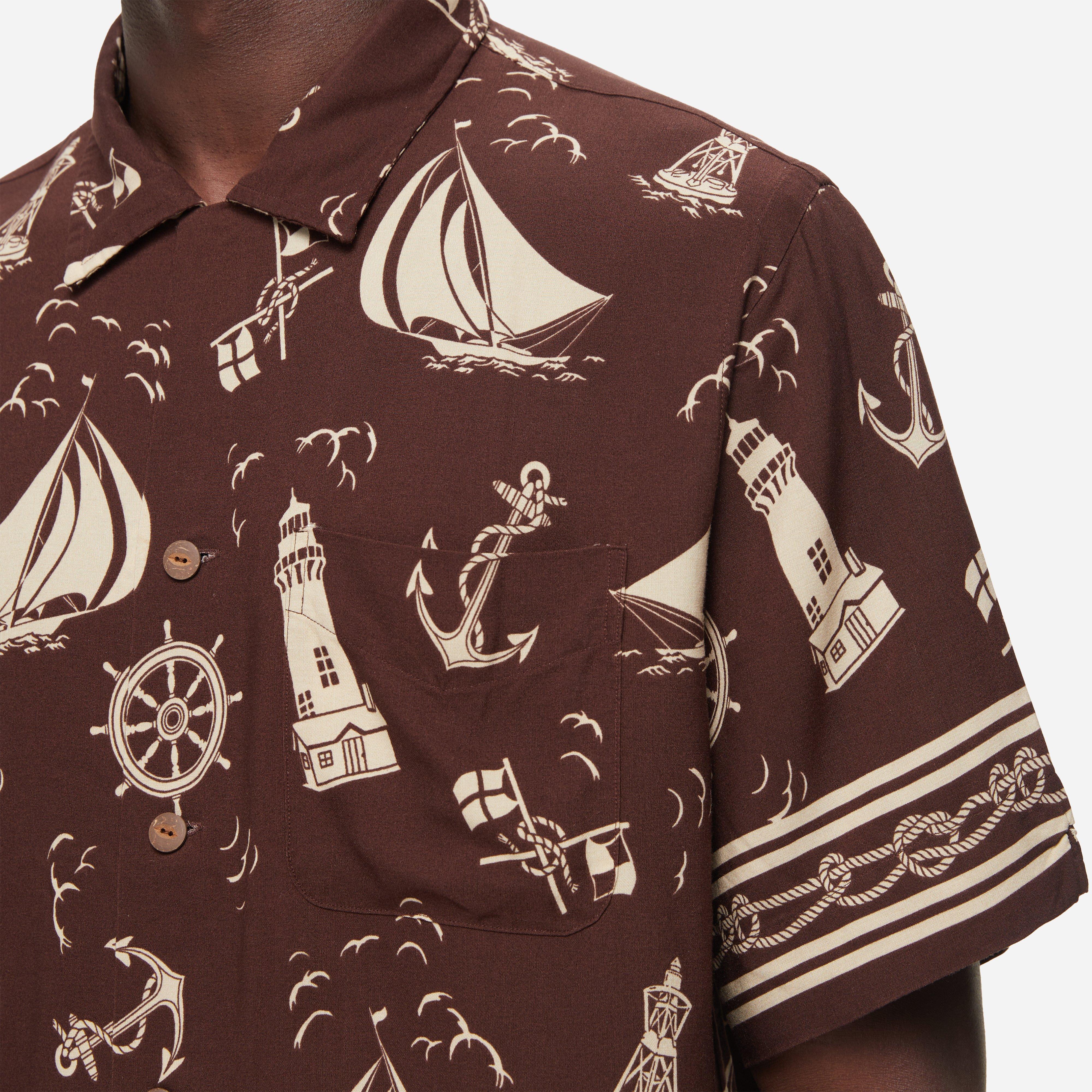 Polo Ralph Lauren Nautical Print Camp Shirt