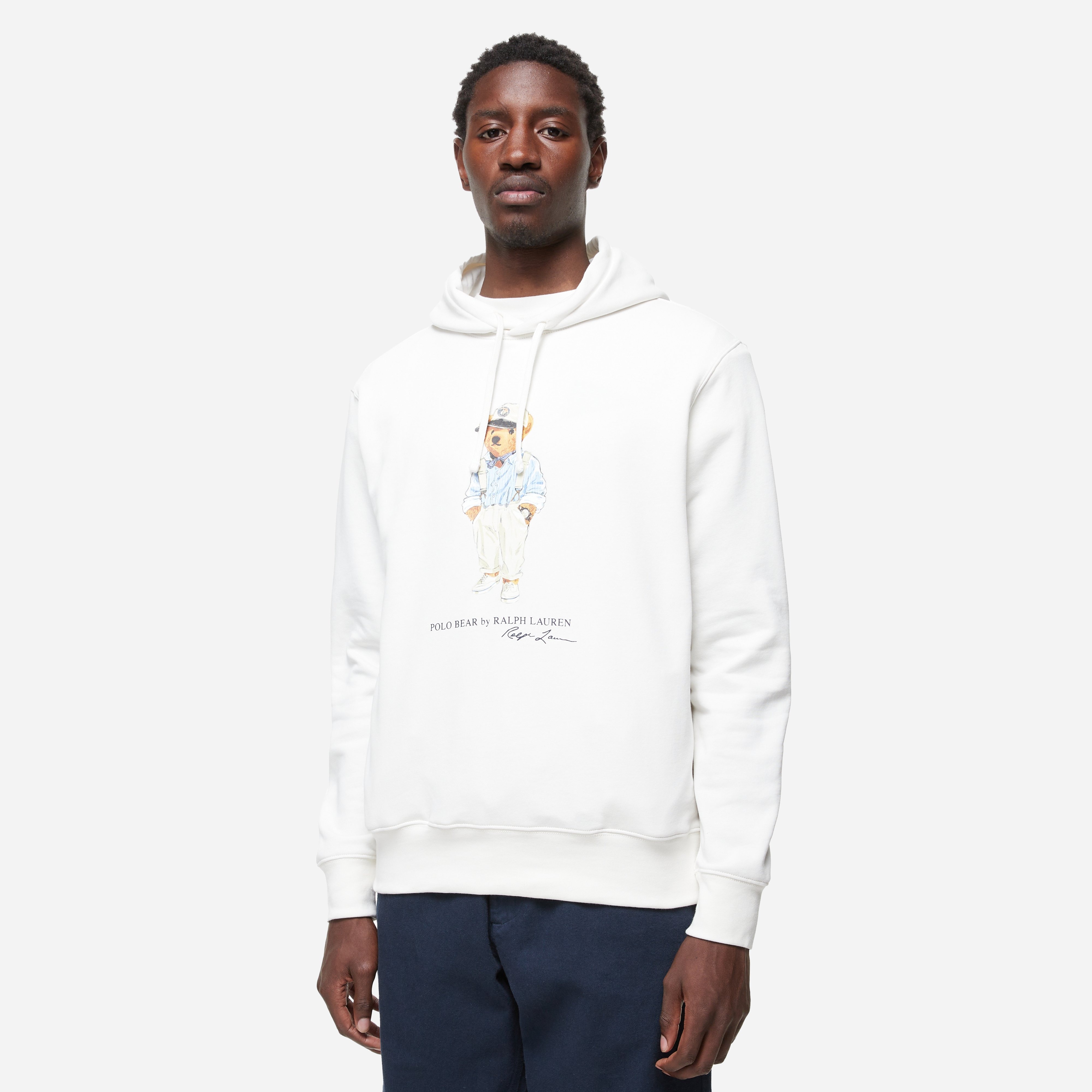 Polo bear white hoodie sale