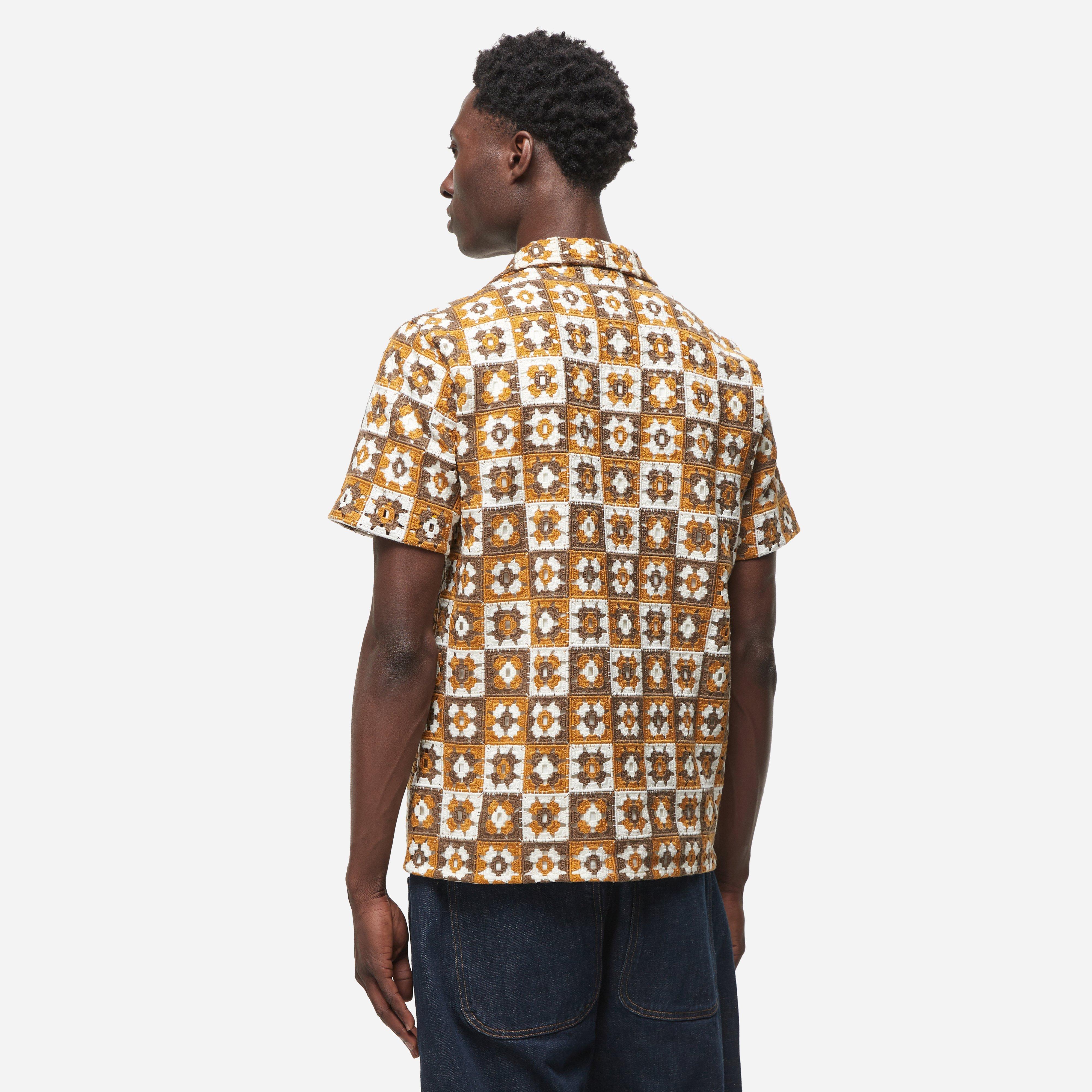 Percival Crochet Poplin Shirt