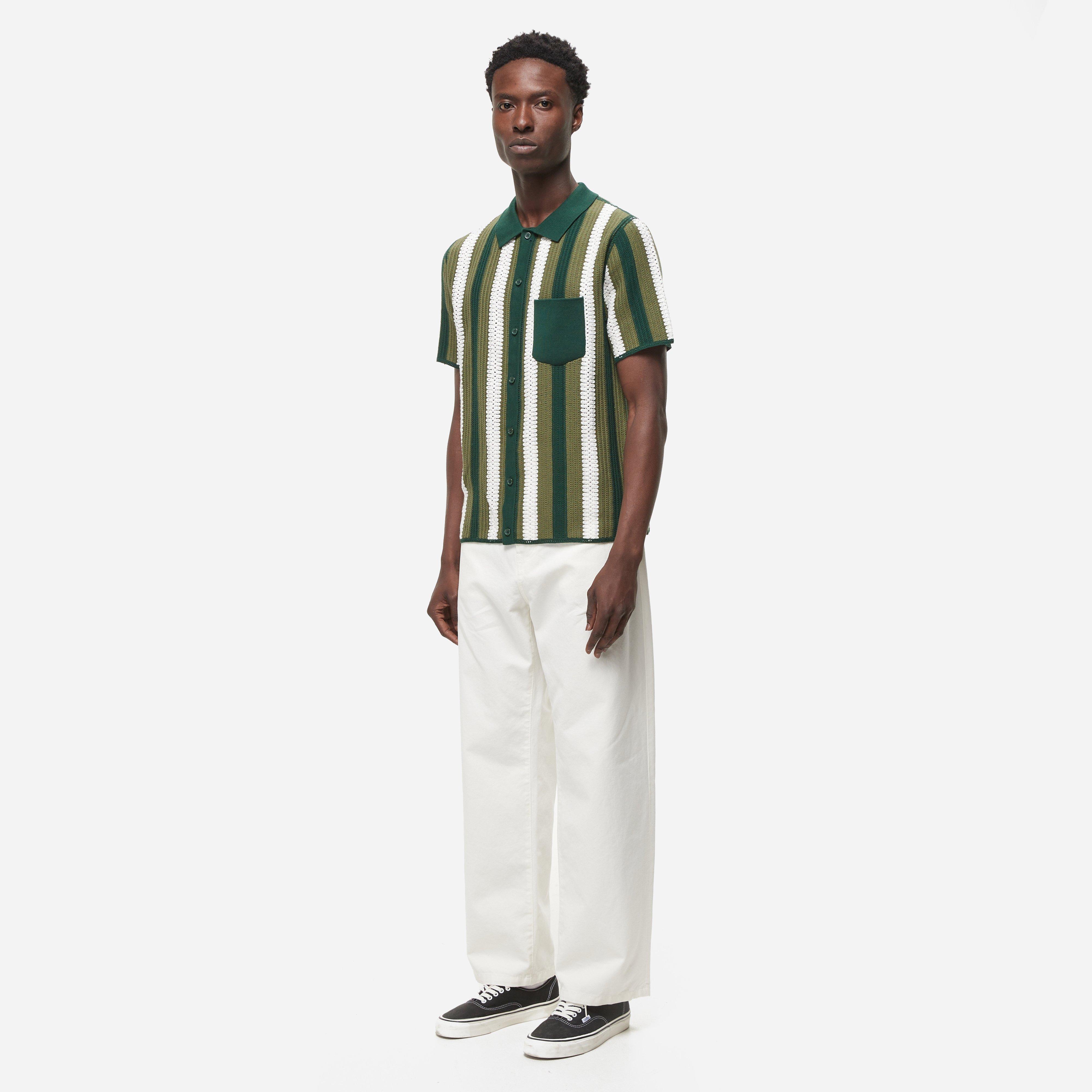 Percival Crochet Striped Shirt