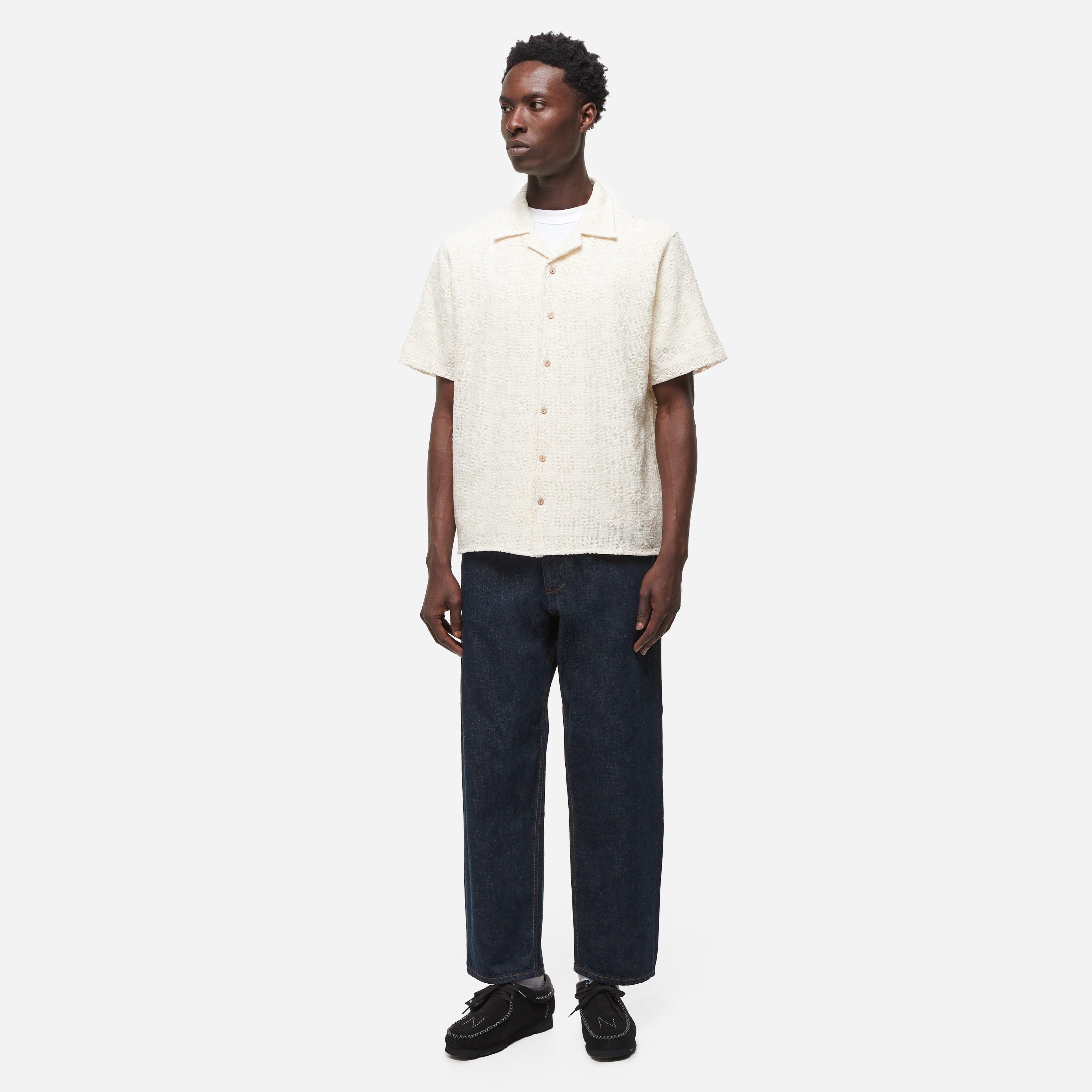 Percival Crochet Poplin Shirt
