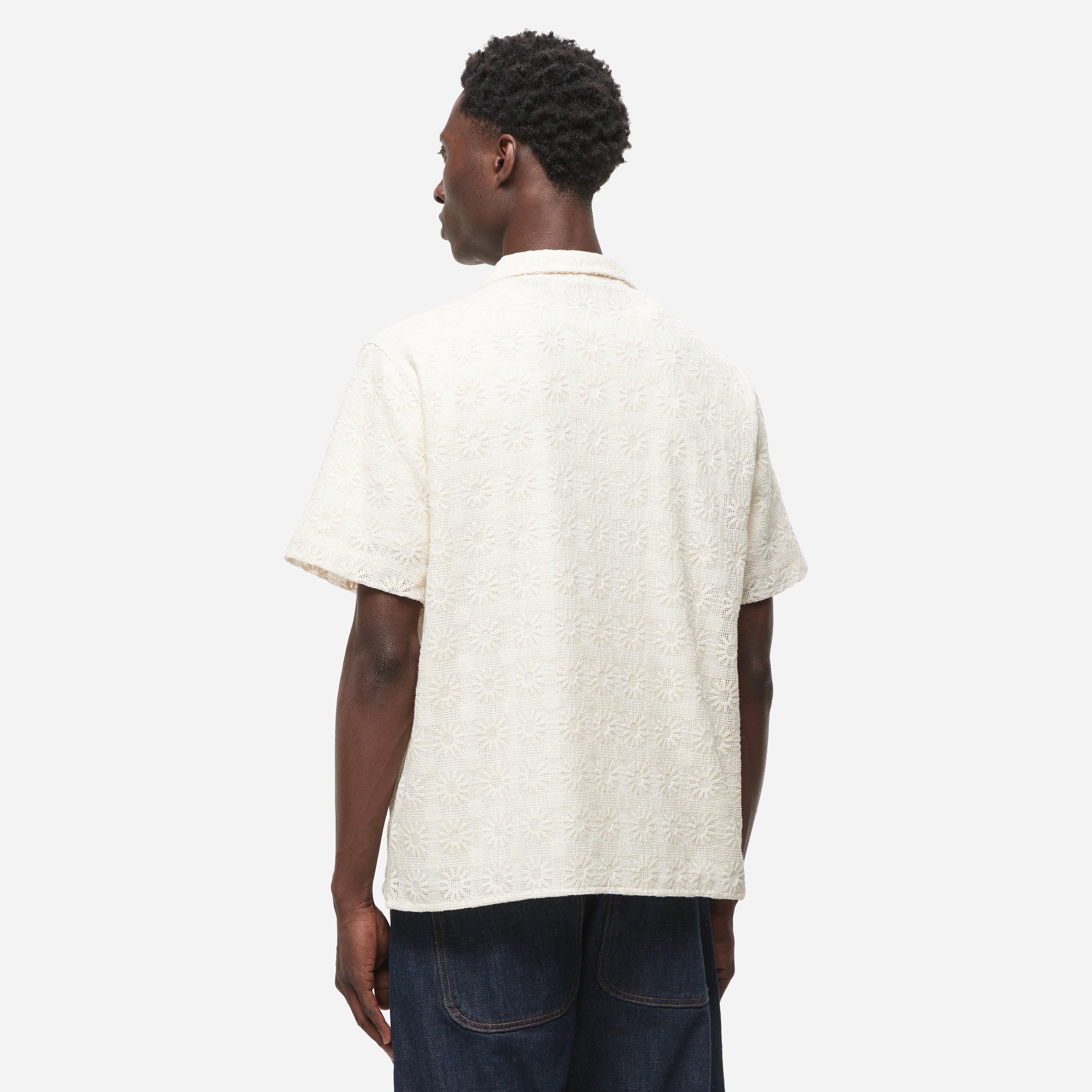 Percival Crochet Poplin Shirt