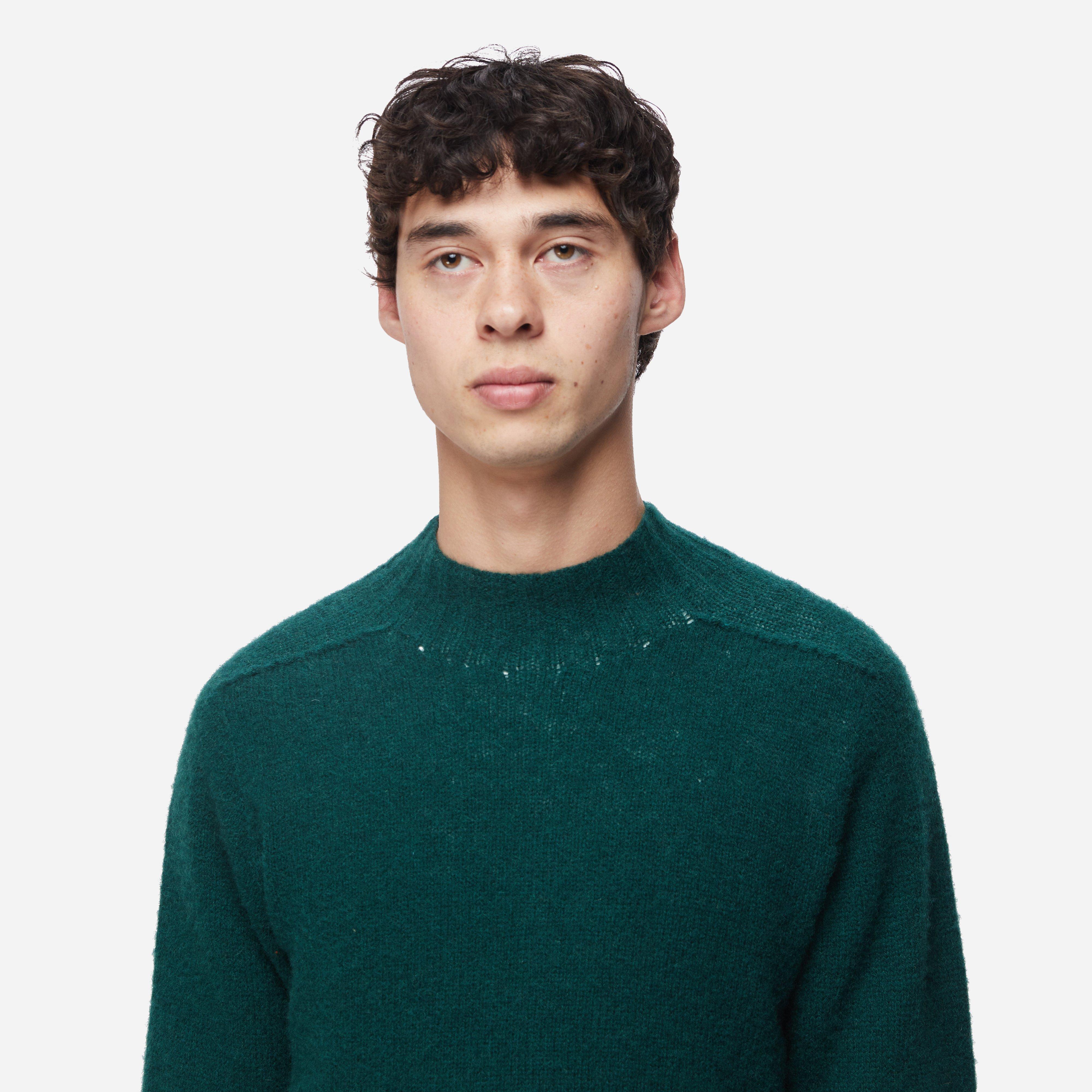 Drakes Shetland Mock Neck Jumper