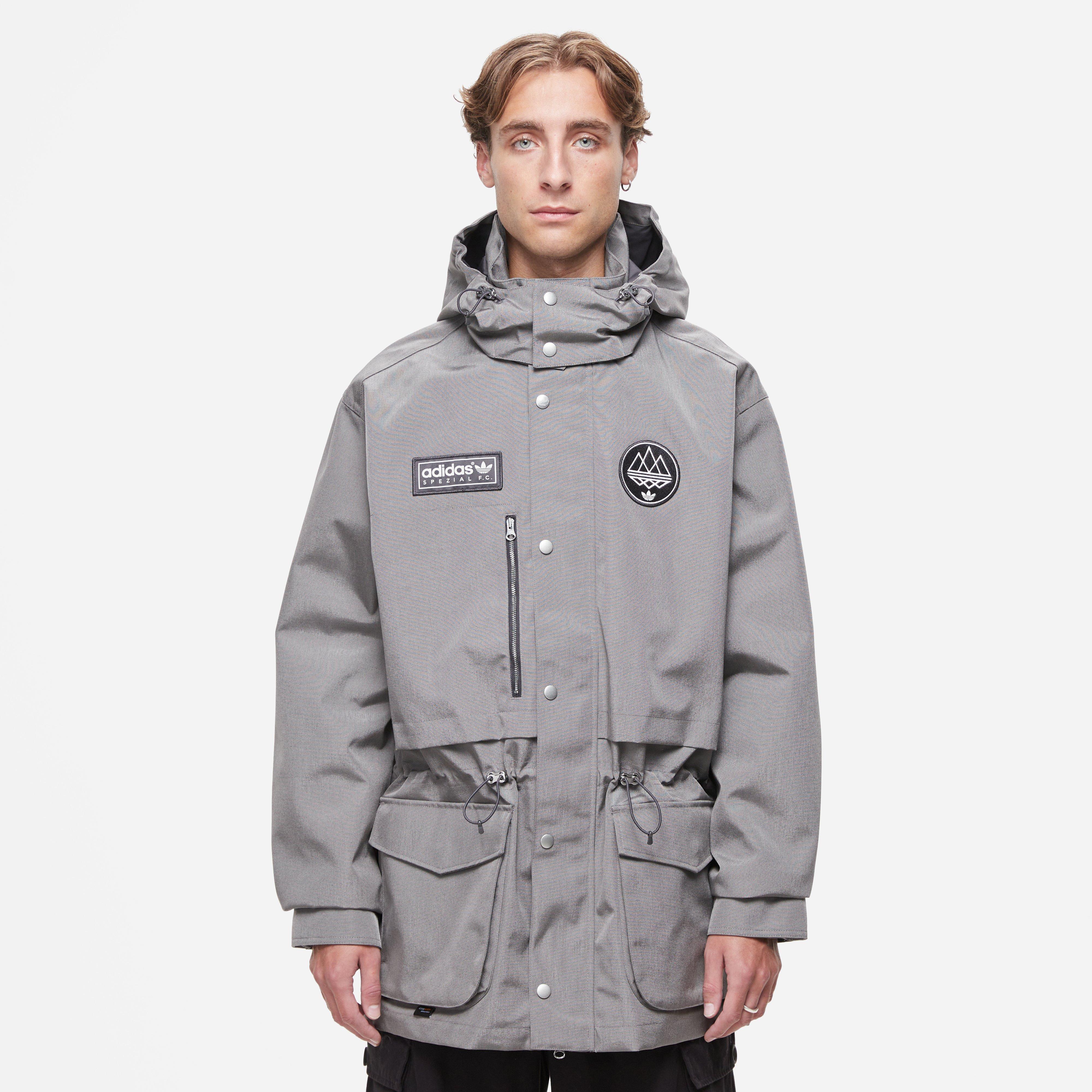激安スーパーの“売上対決” Grey adidas SPZL F.C. Anorak | HIP ジャケット・アウター