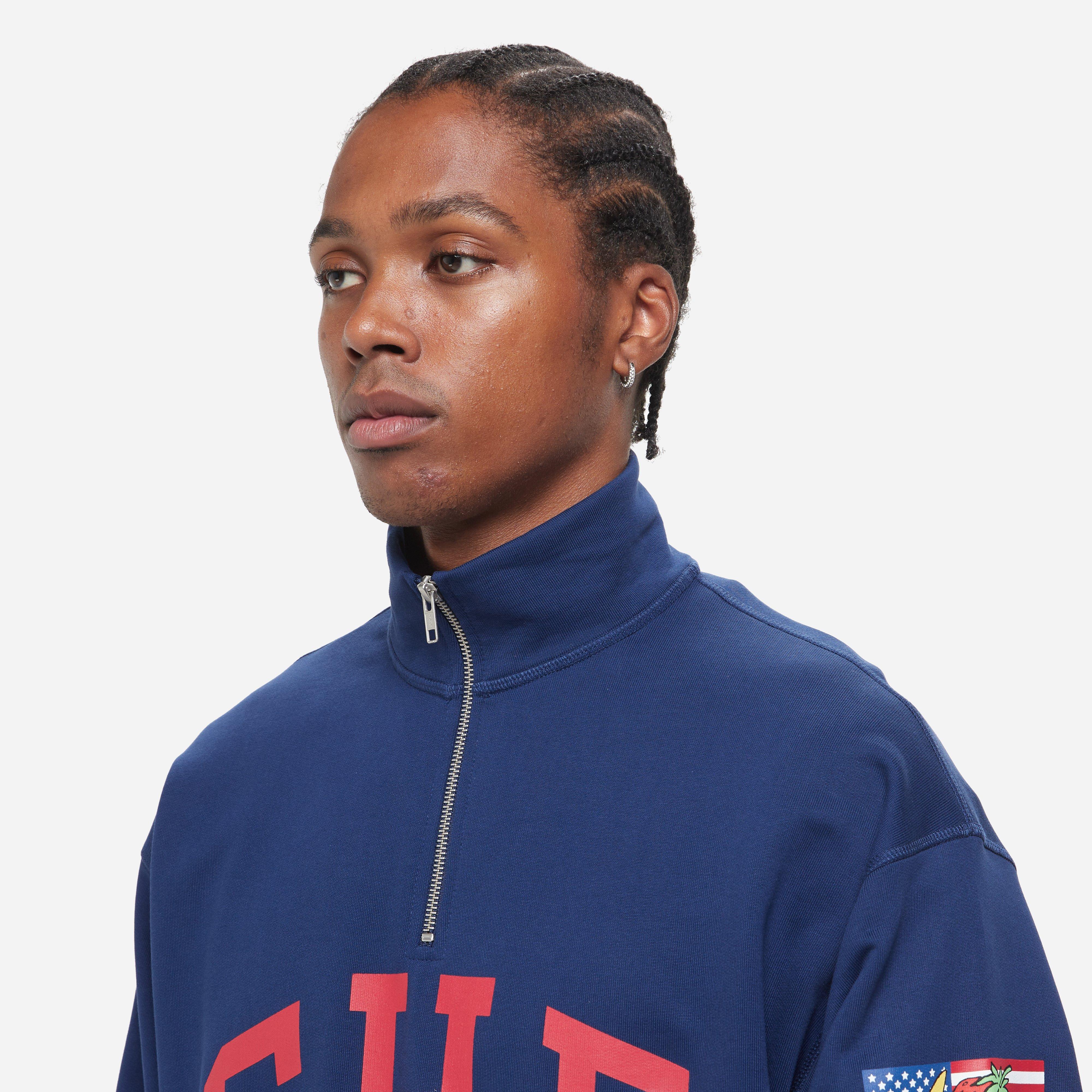 Sky High Farm Workwear 'SHF' Quarter Zip Sweater