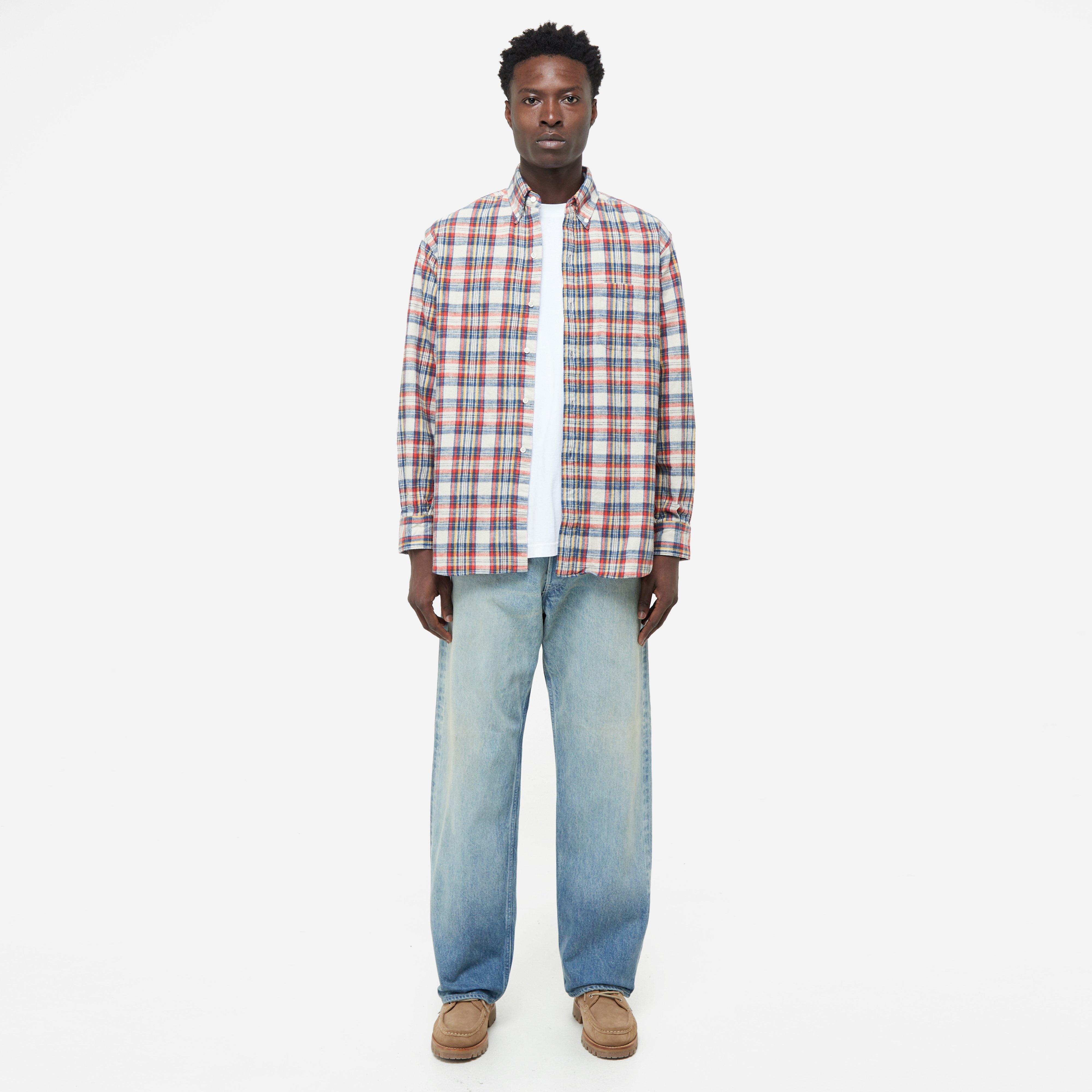 Beams Plus B.D. Mini Plain Flannel Shirt