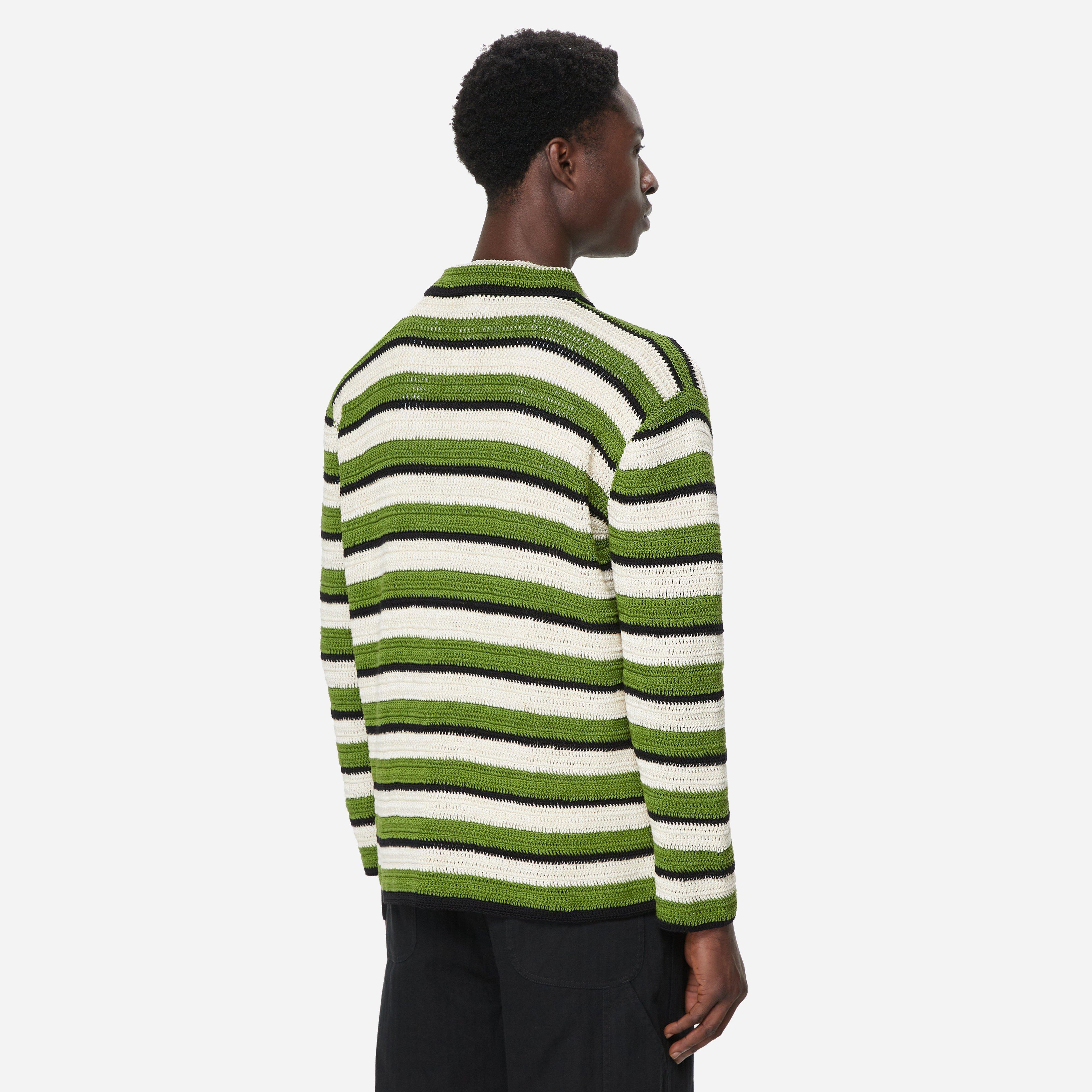 BODE Weedy Crochet Shirt