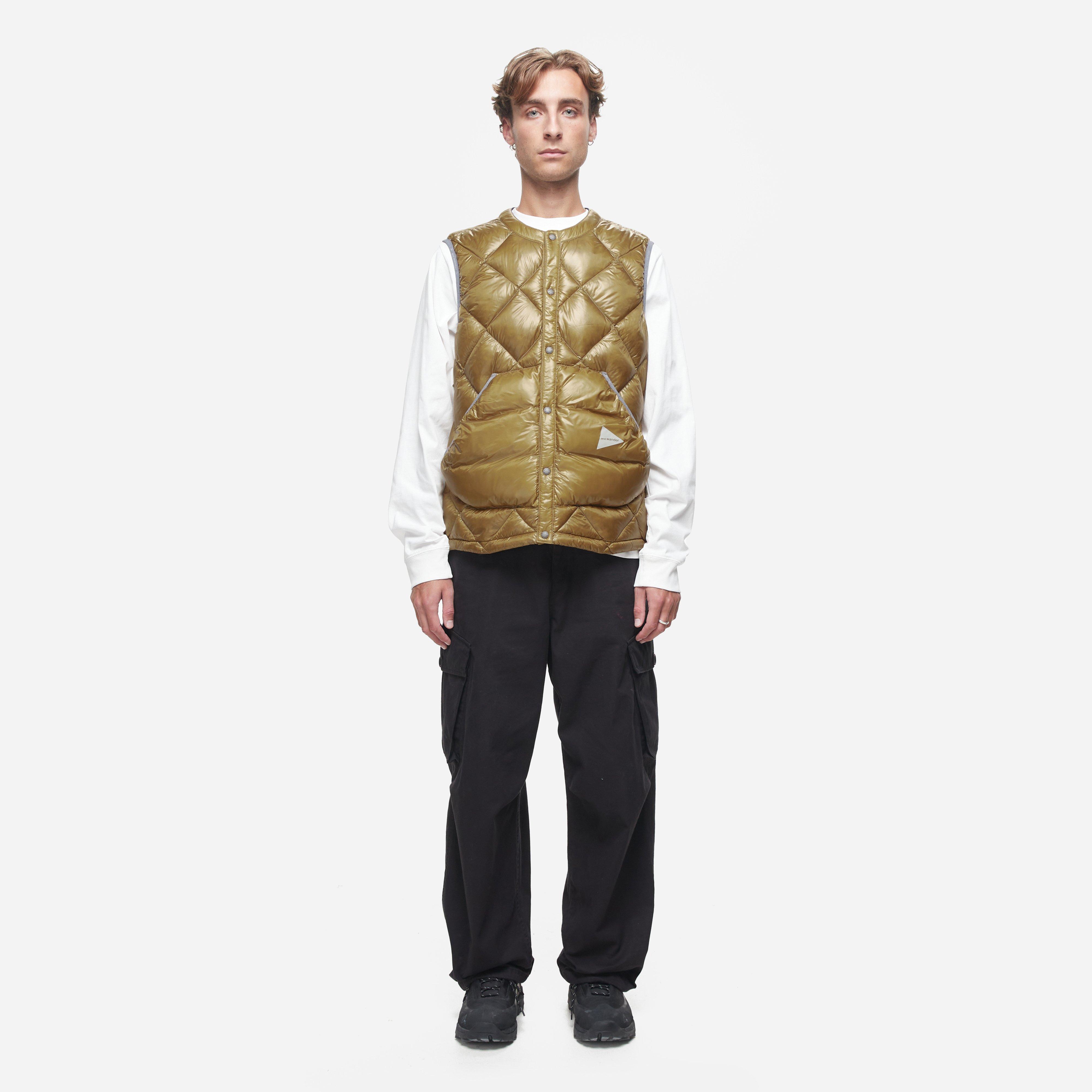 and wander Diamond Down Vest