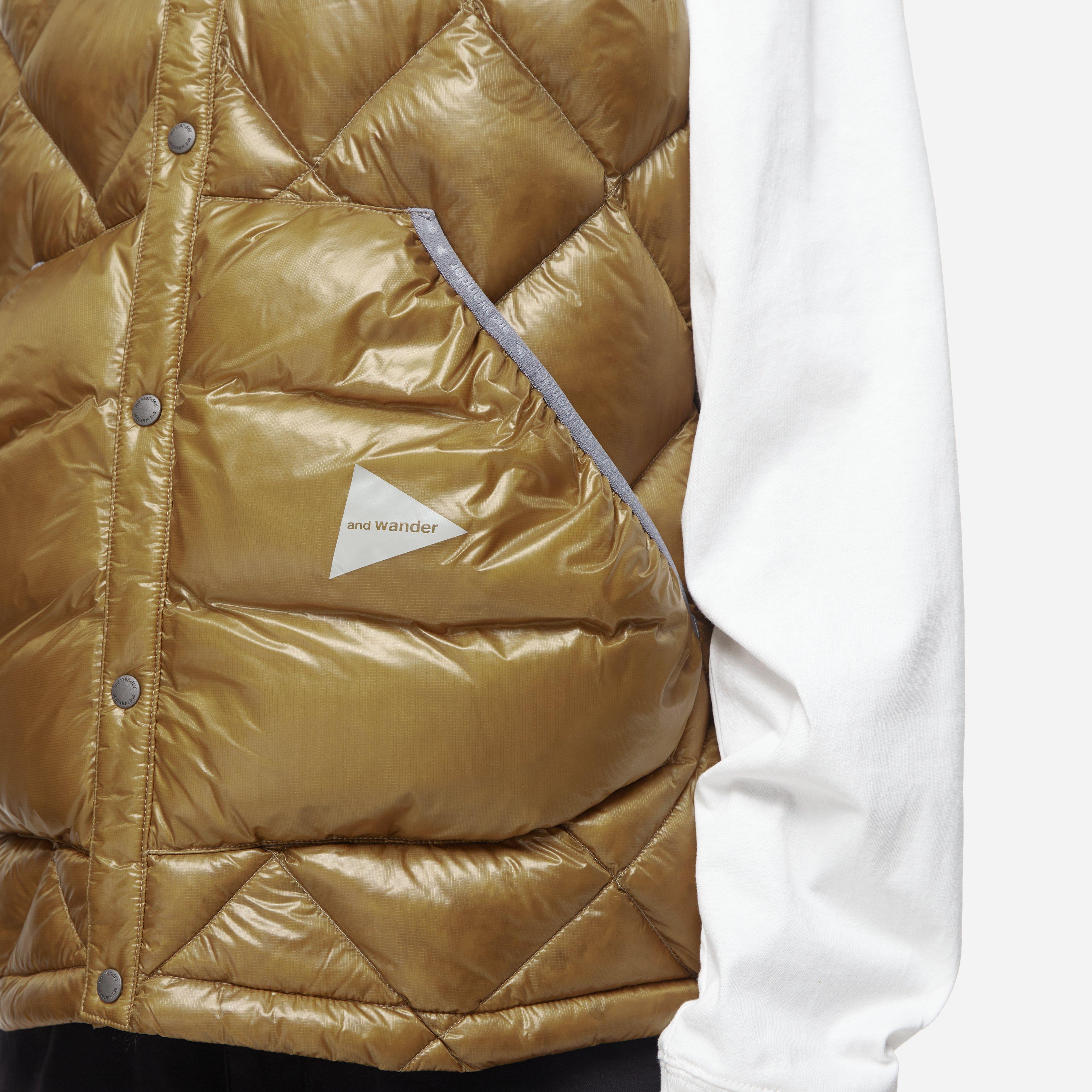and wander Diamond Down Vest