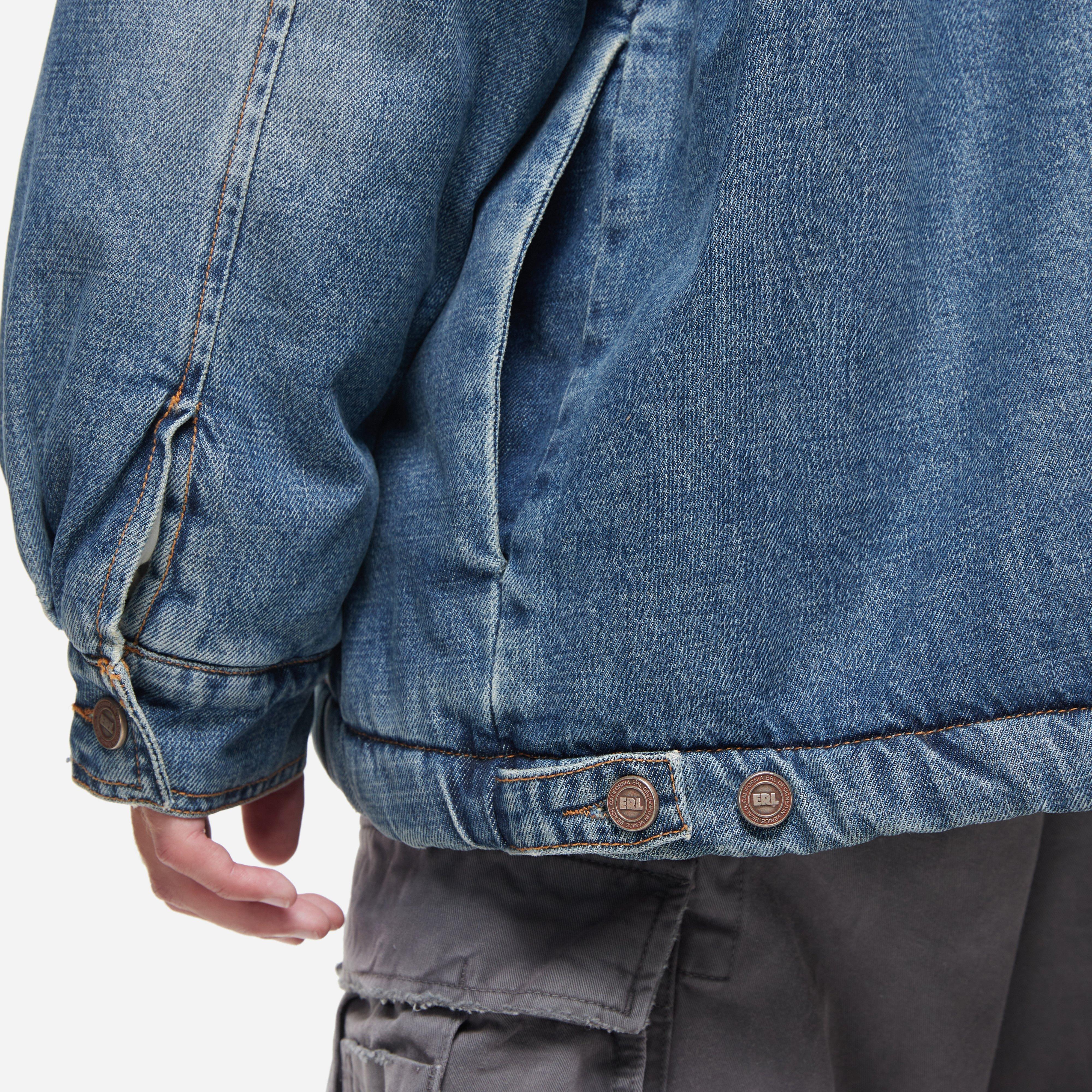 ERL Denim Sherpa Coat