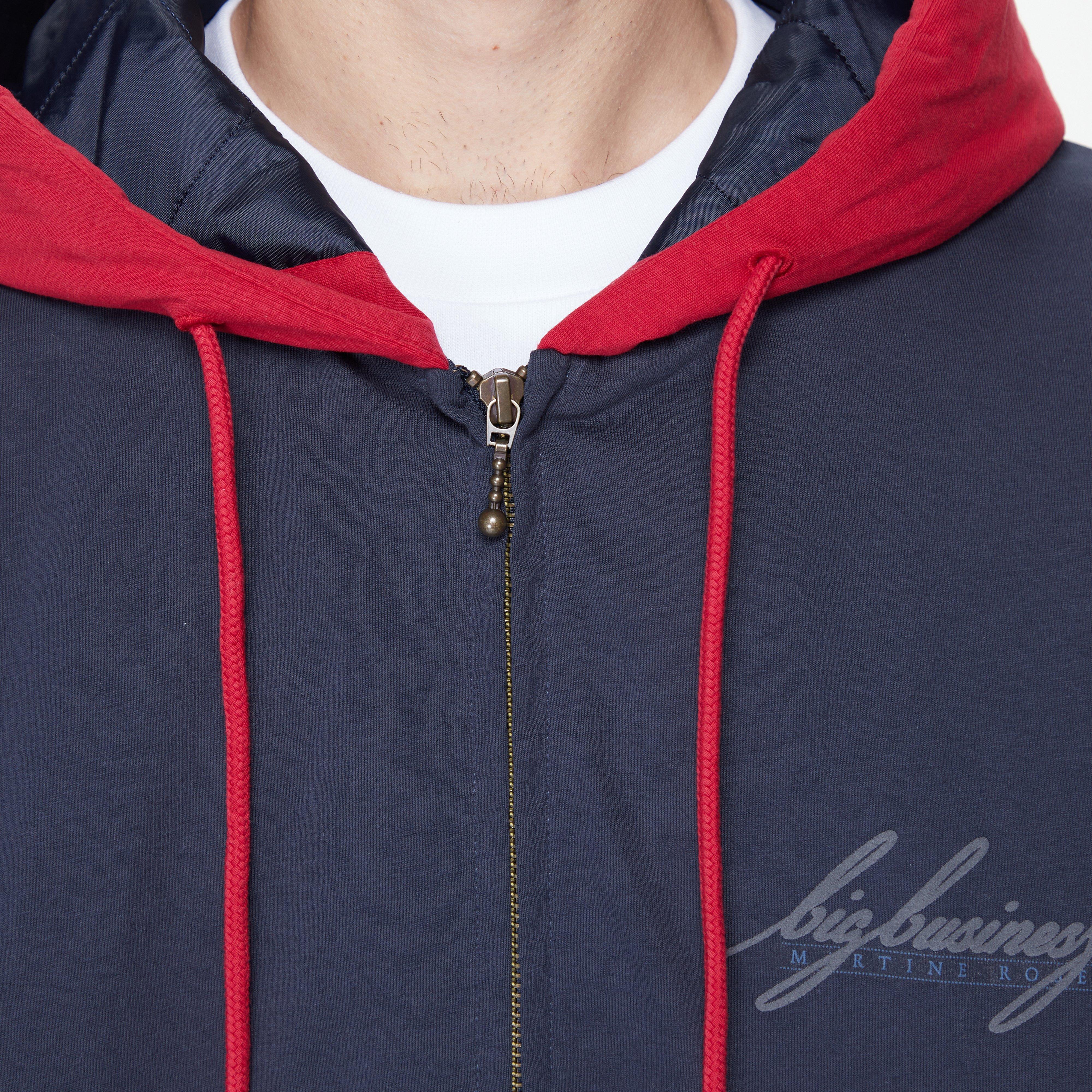 Martine Rose Quilted Zip Hoodie