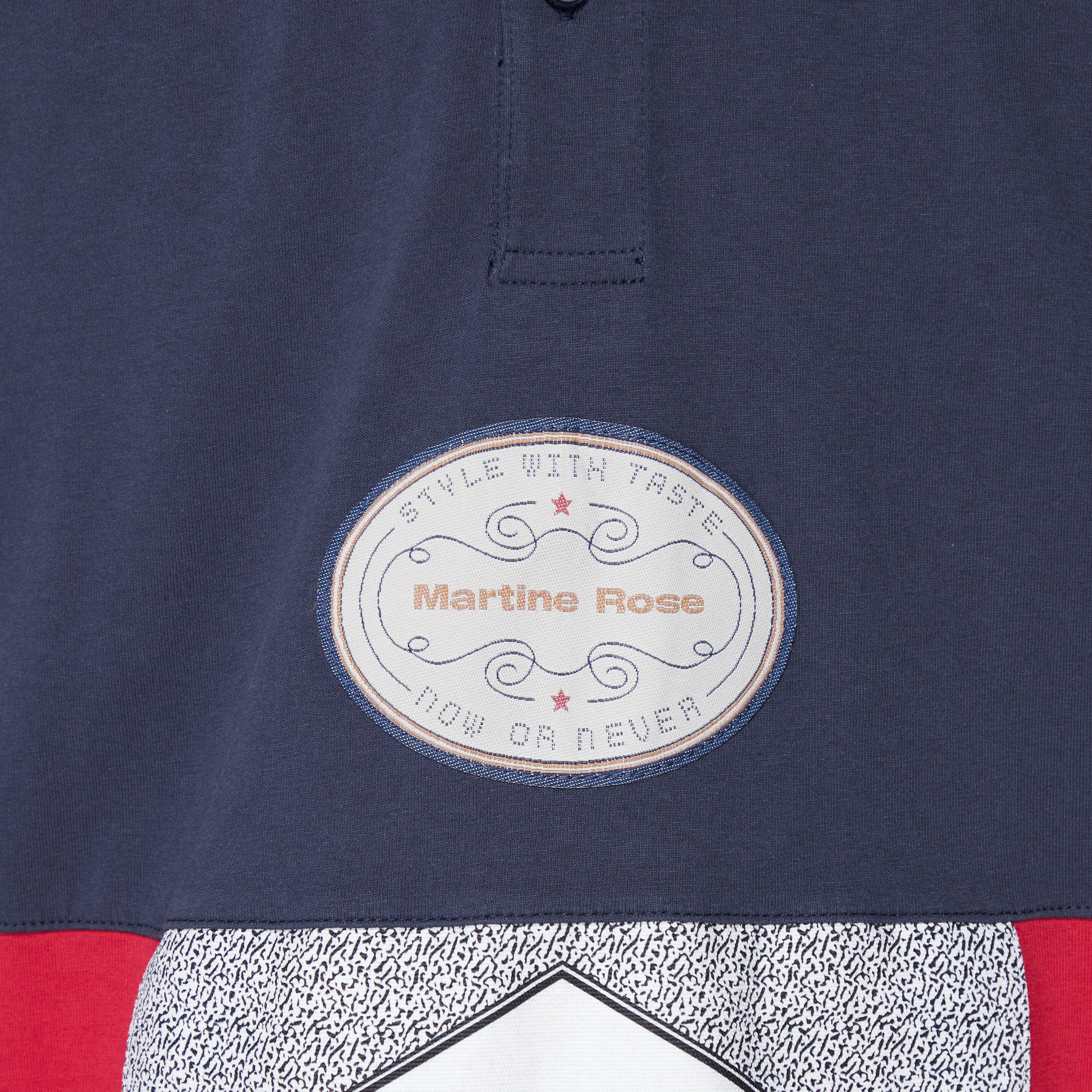 Martine Rose Oversized Panel Polo Shirt