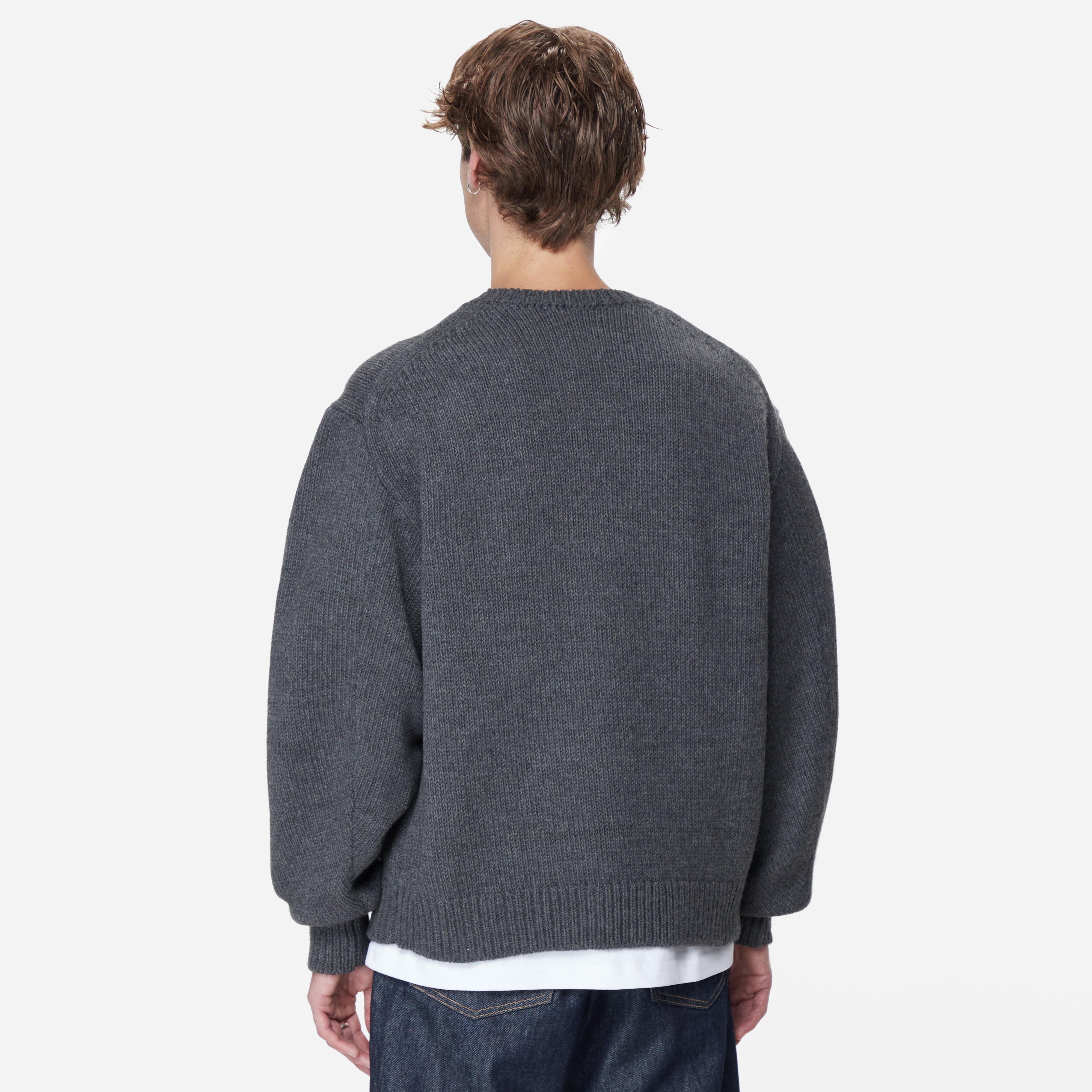 Auralee Wool Cord Knit Polo