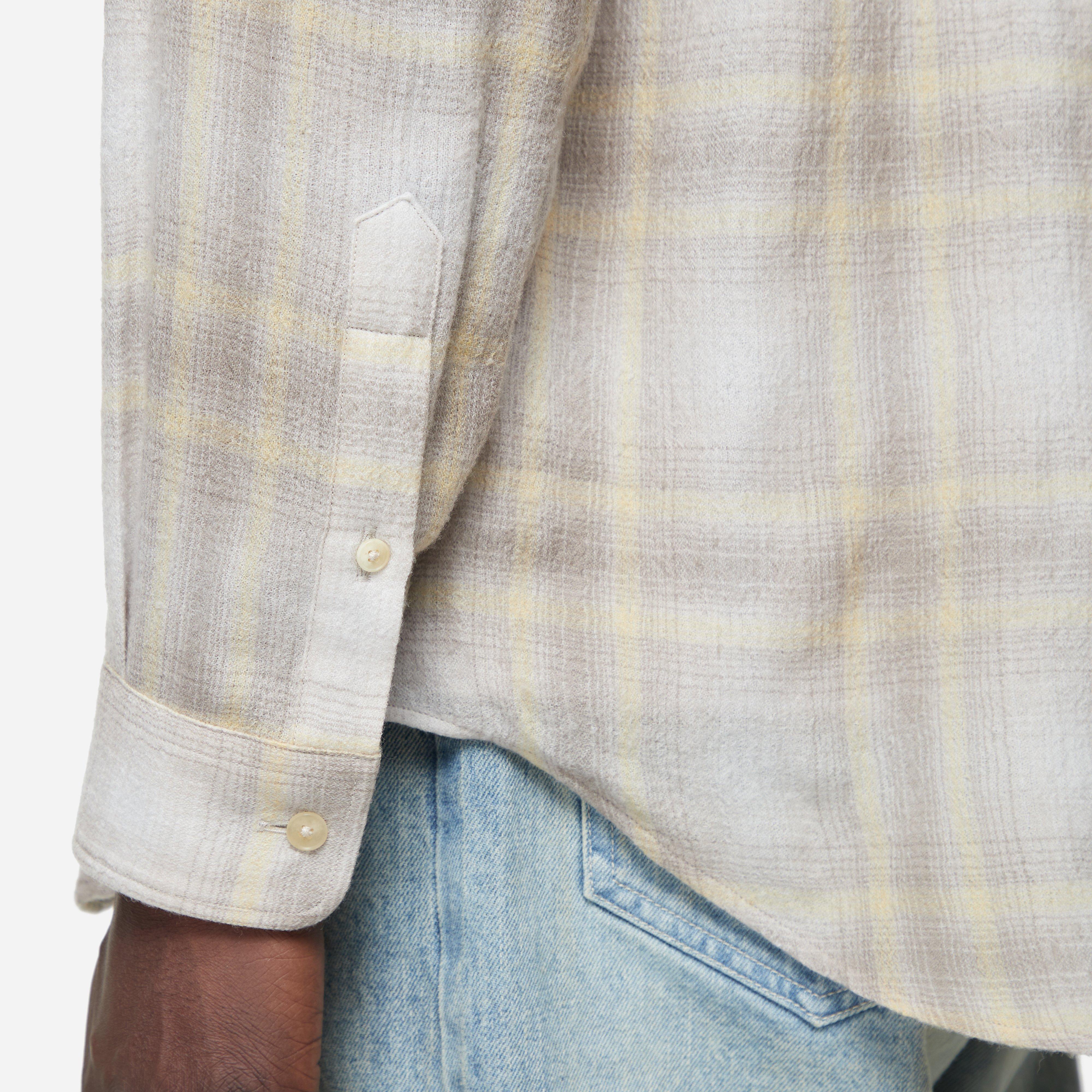 Auralee Airy Wool Check Shirt
