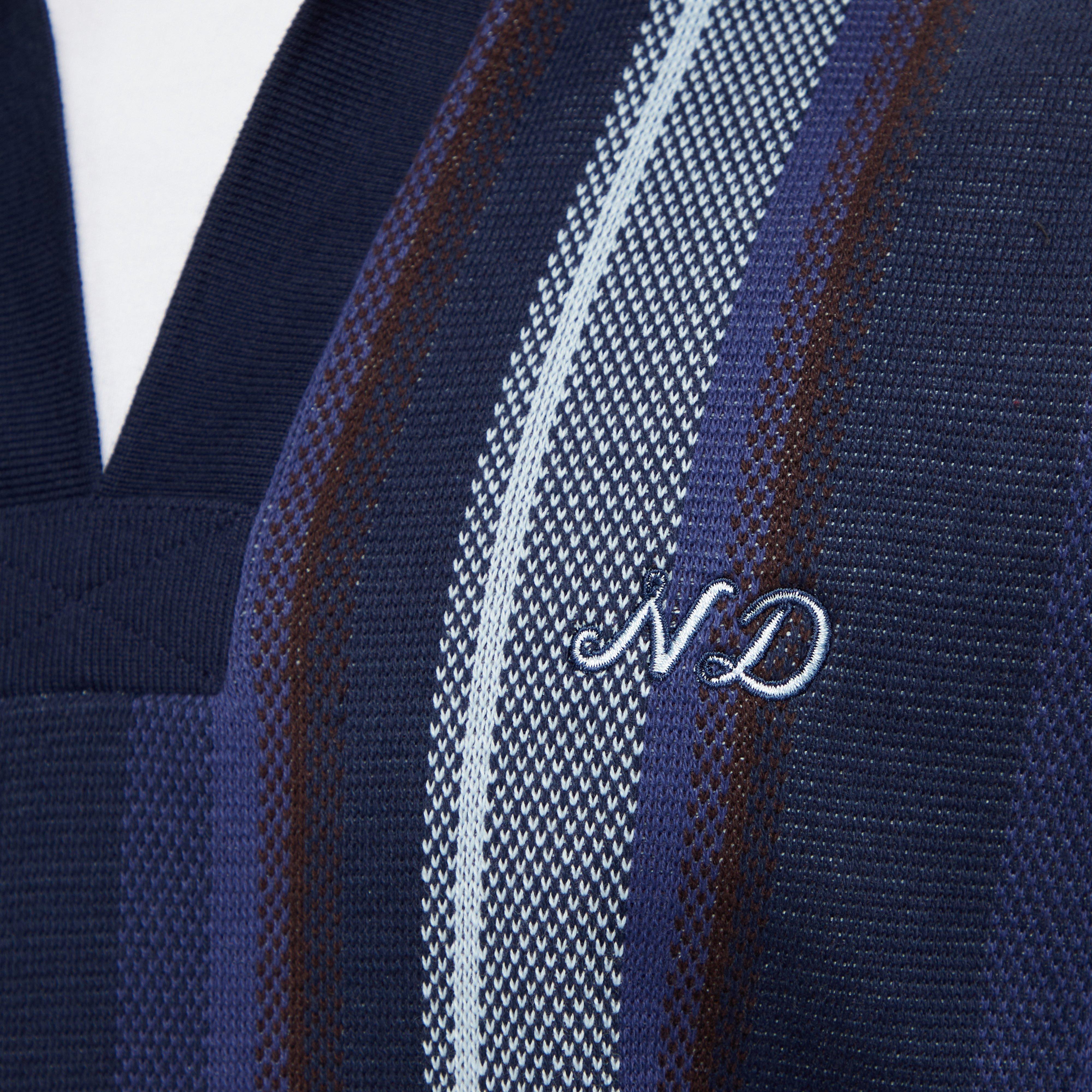 Nicholas Daley Long Sleeve Stripe Polo