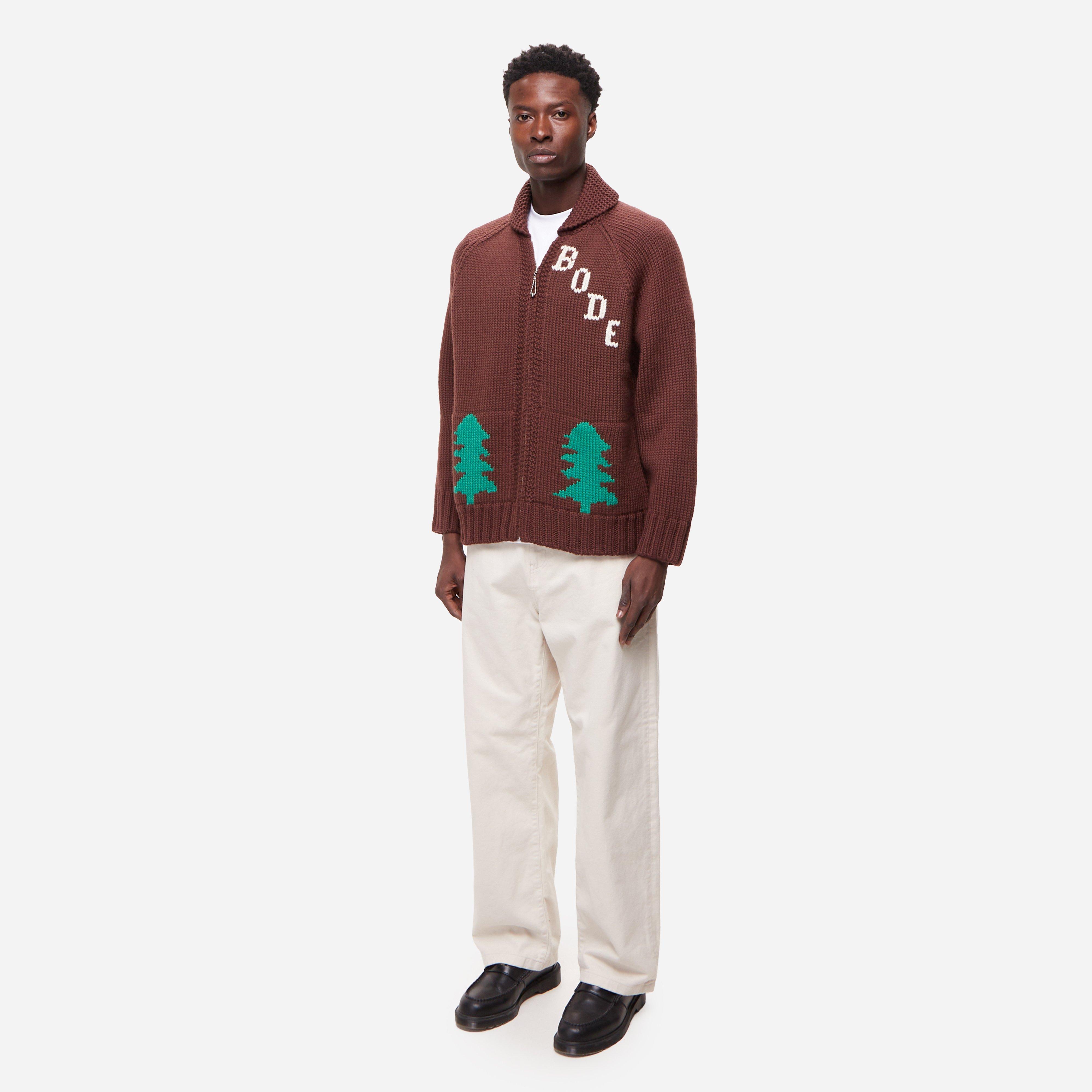 BODE Fir Shawl Collar Cardigan