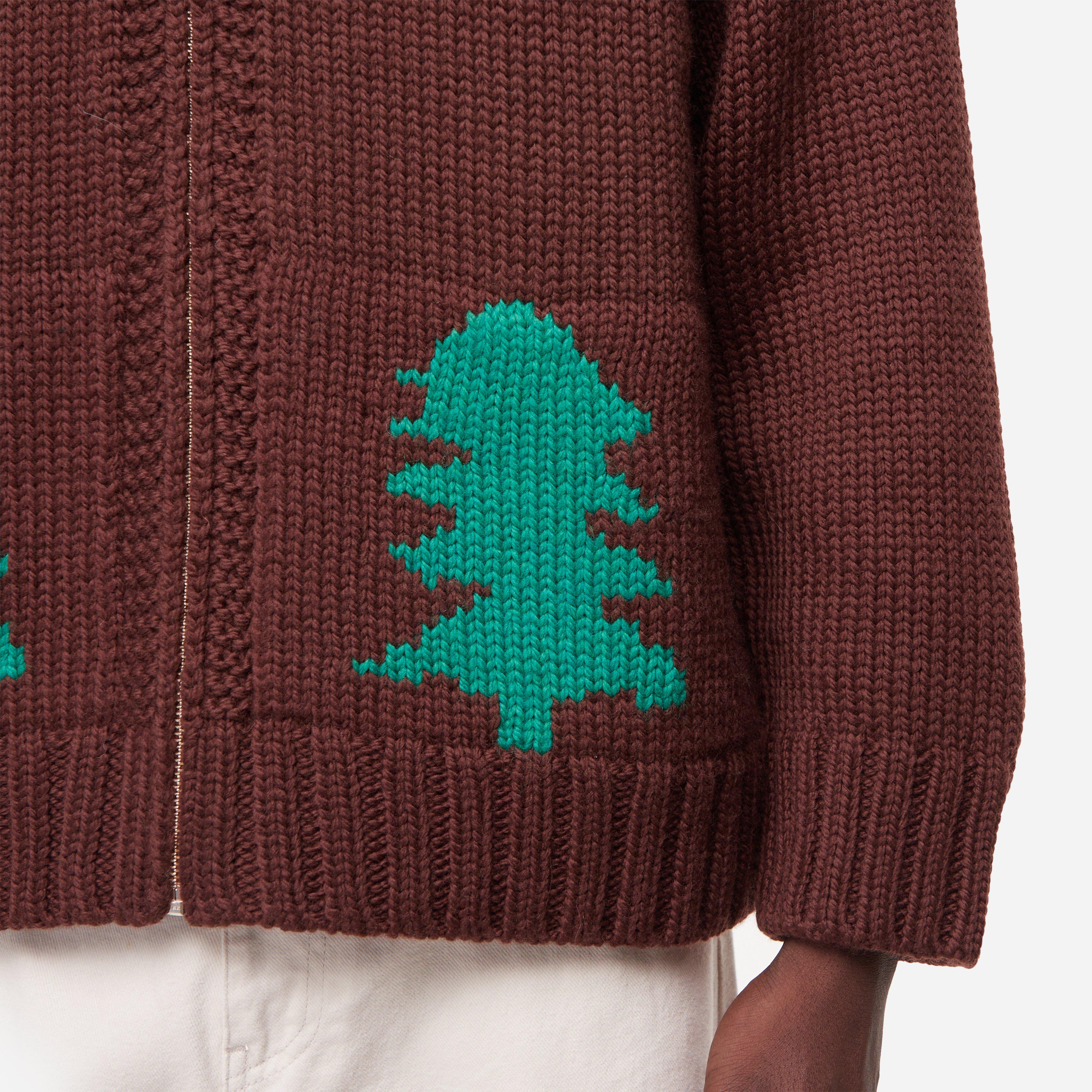 BODE Fir Shawl Collar Cardigan