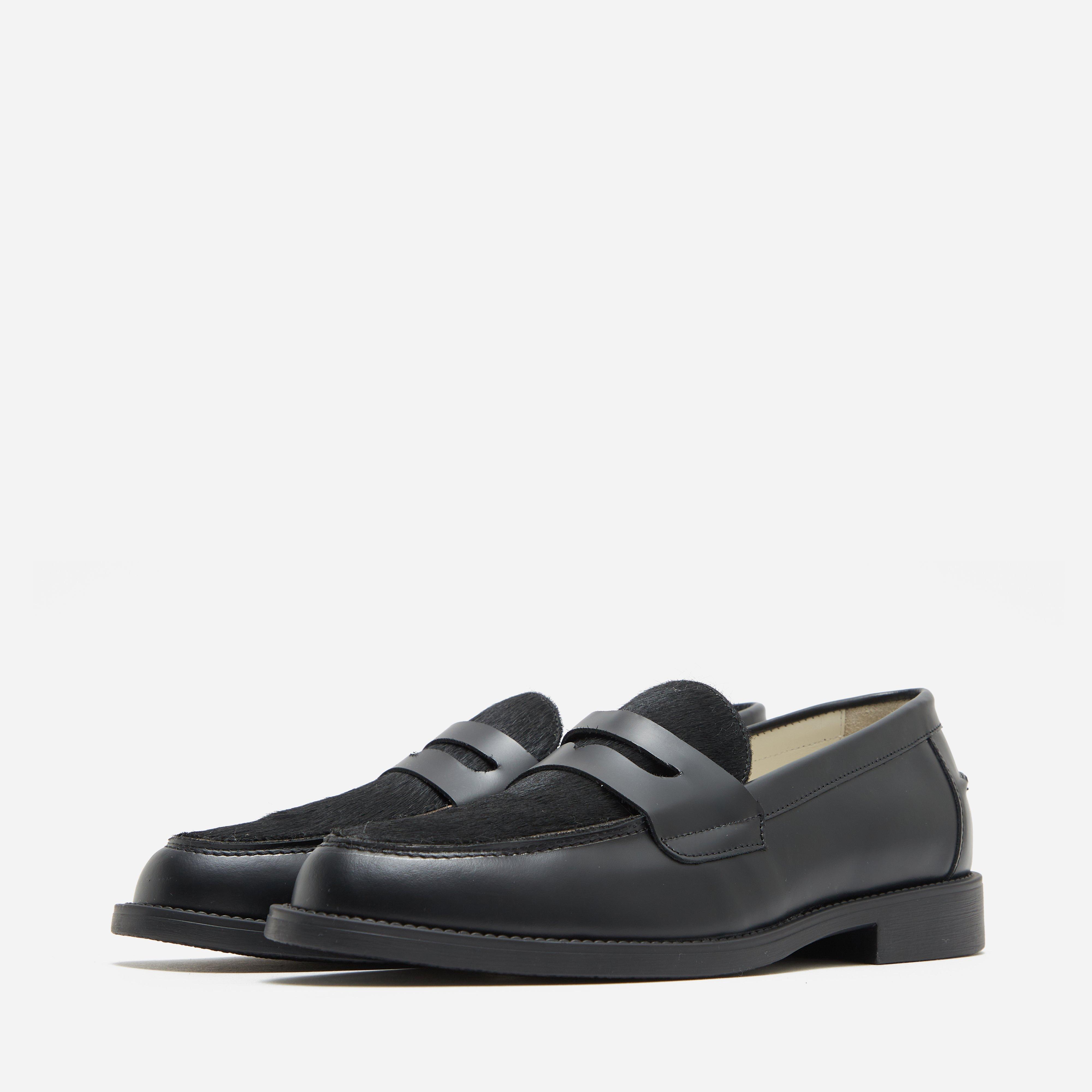 DUKE + DEXTER Wilde Pony Penny Loafers