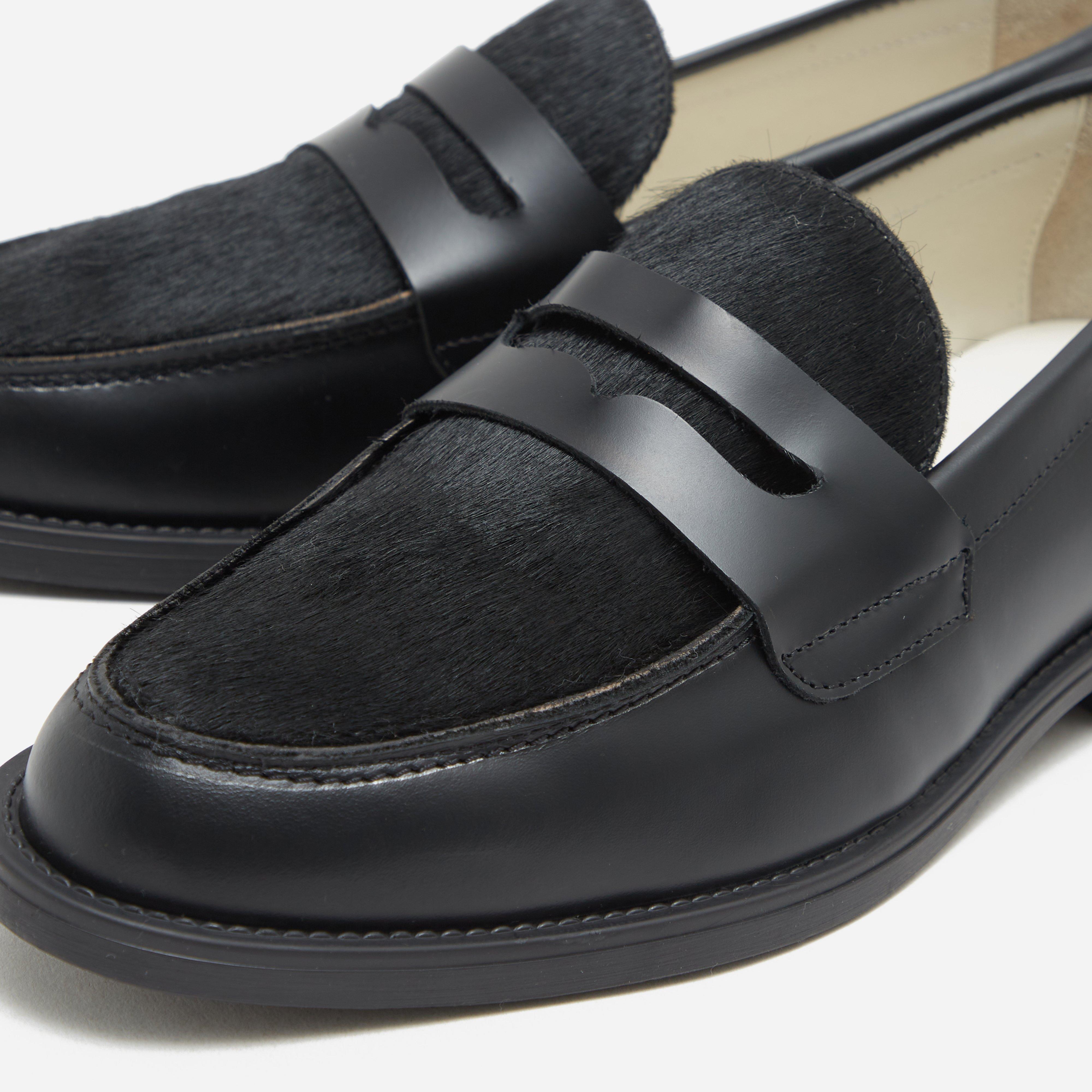 DUKE + DEXTER Wilde Pony Penny Loafers