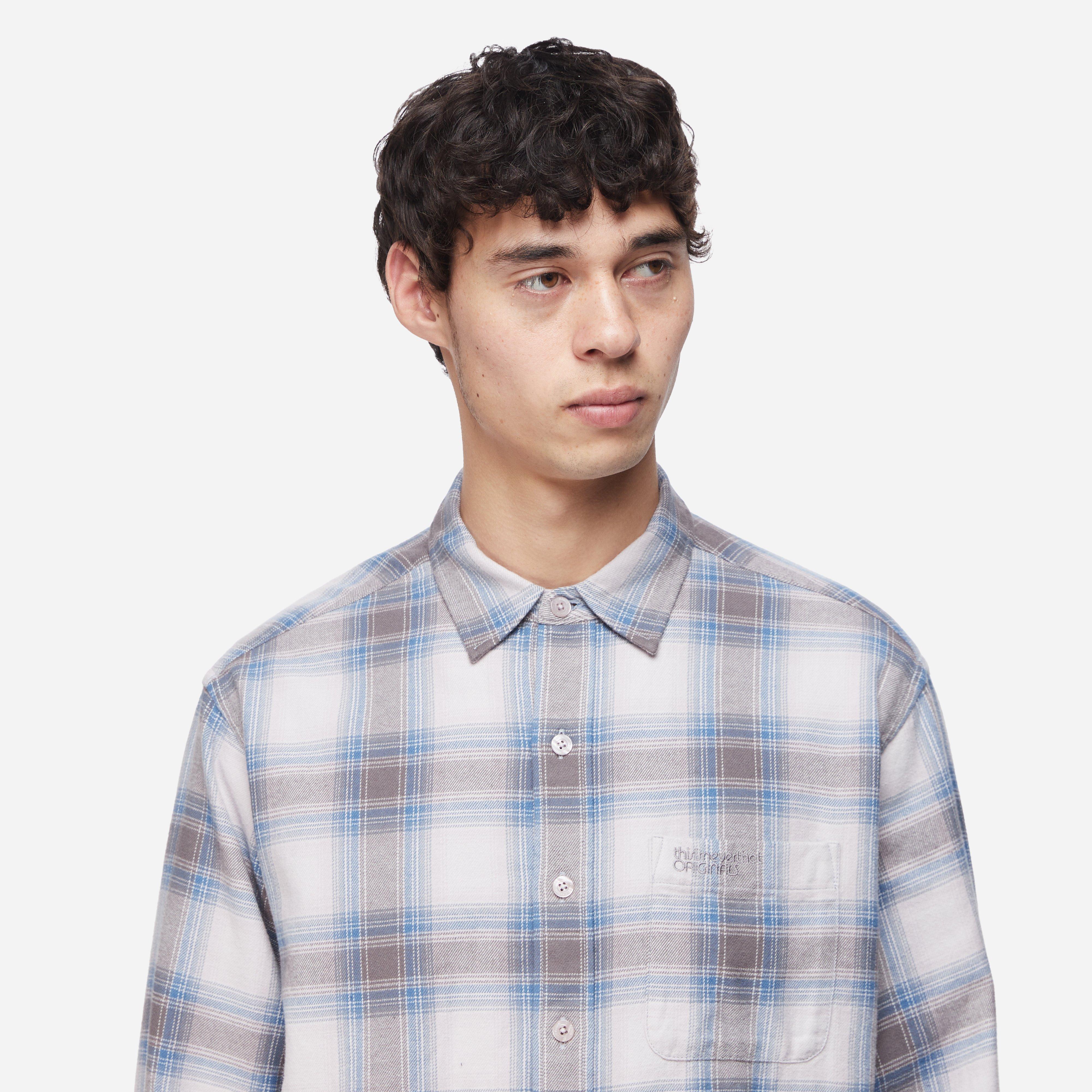 Thisisneverthat Shadow Plaid Shirt