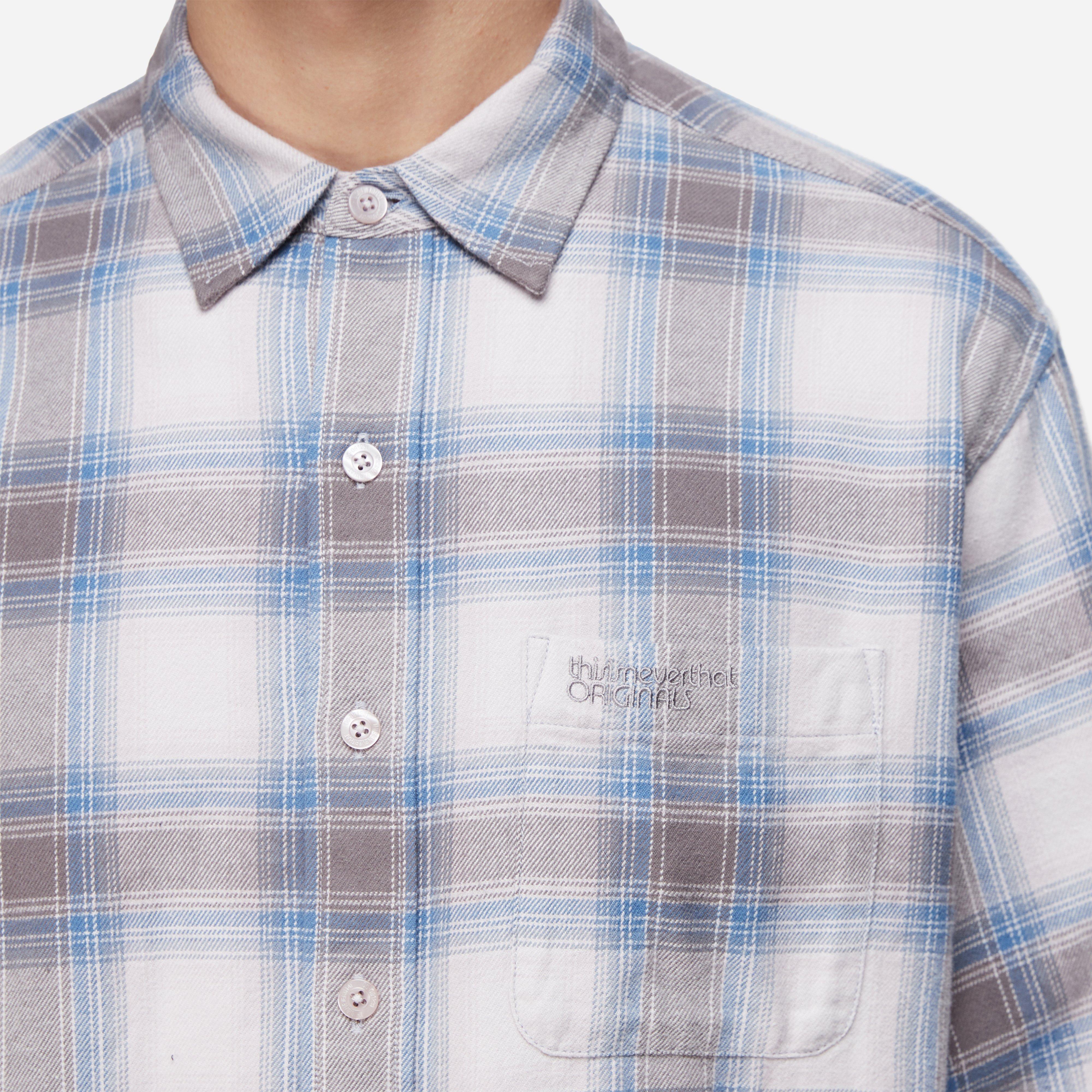 Thisisneverthat Shadow Plaid Shirt