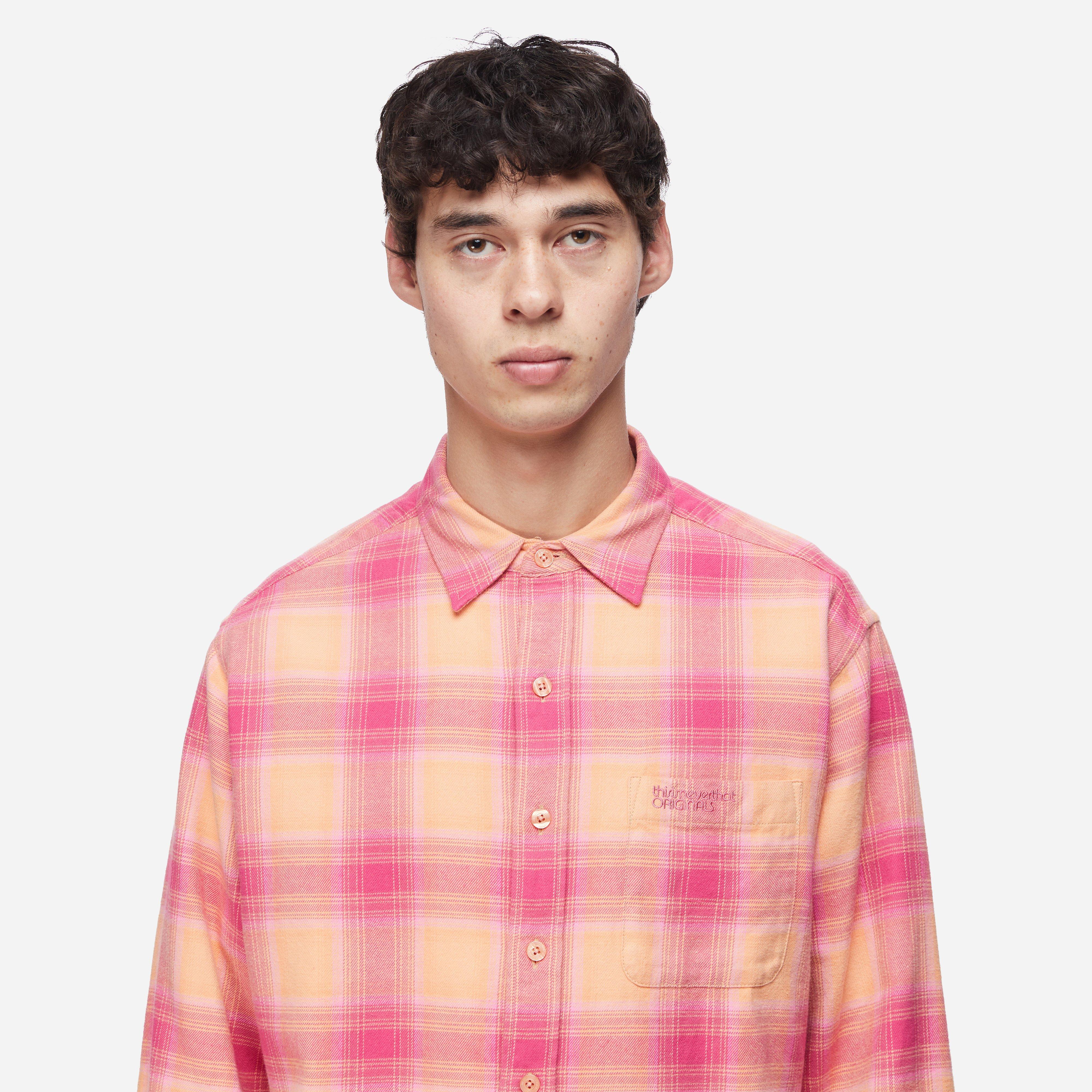 Thisisneverthat Shadow Plaid Shirt