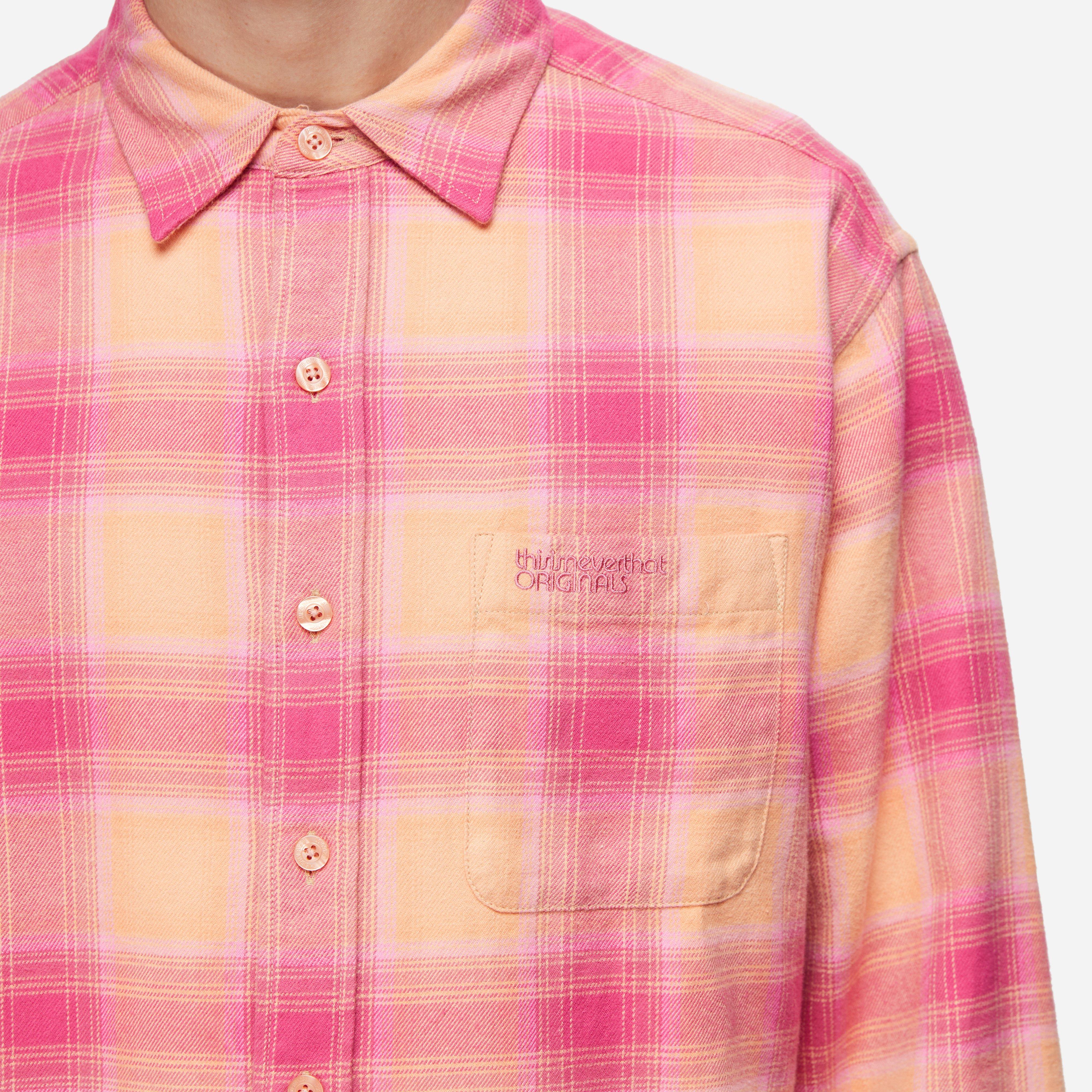 Thisisneverthat Shadow Plaid Shirt