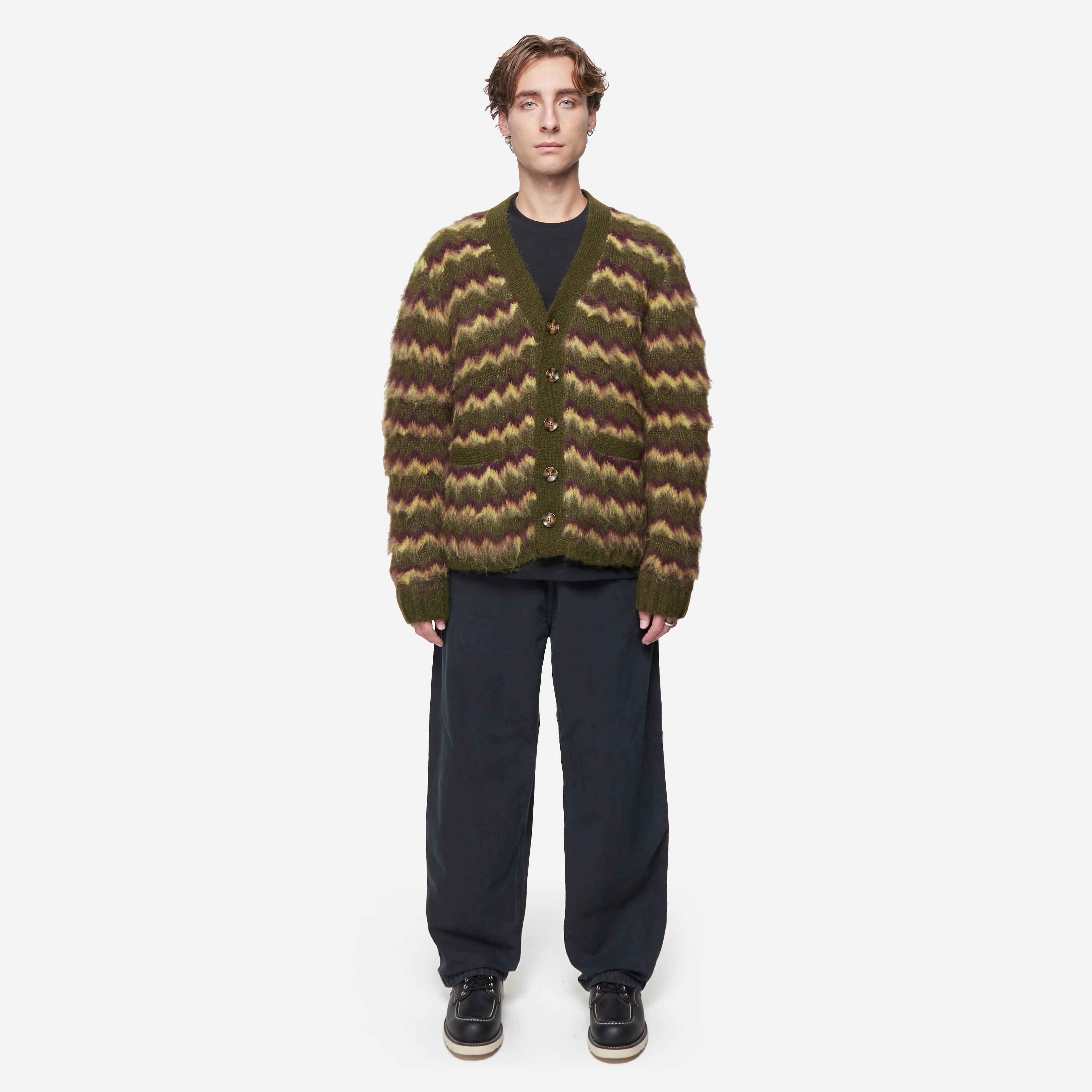 Brain Dead Zig Zag Cardigan