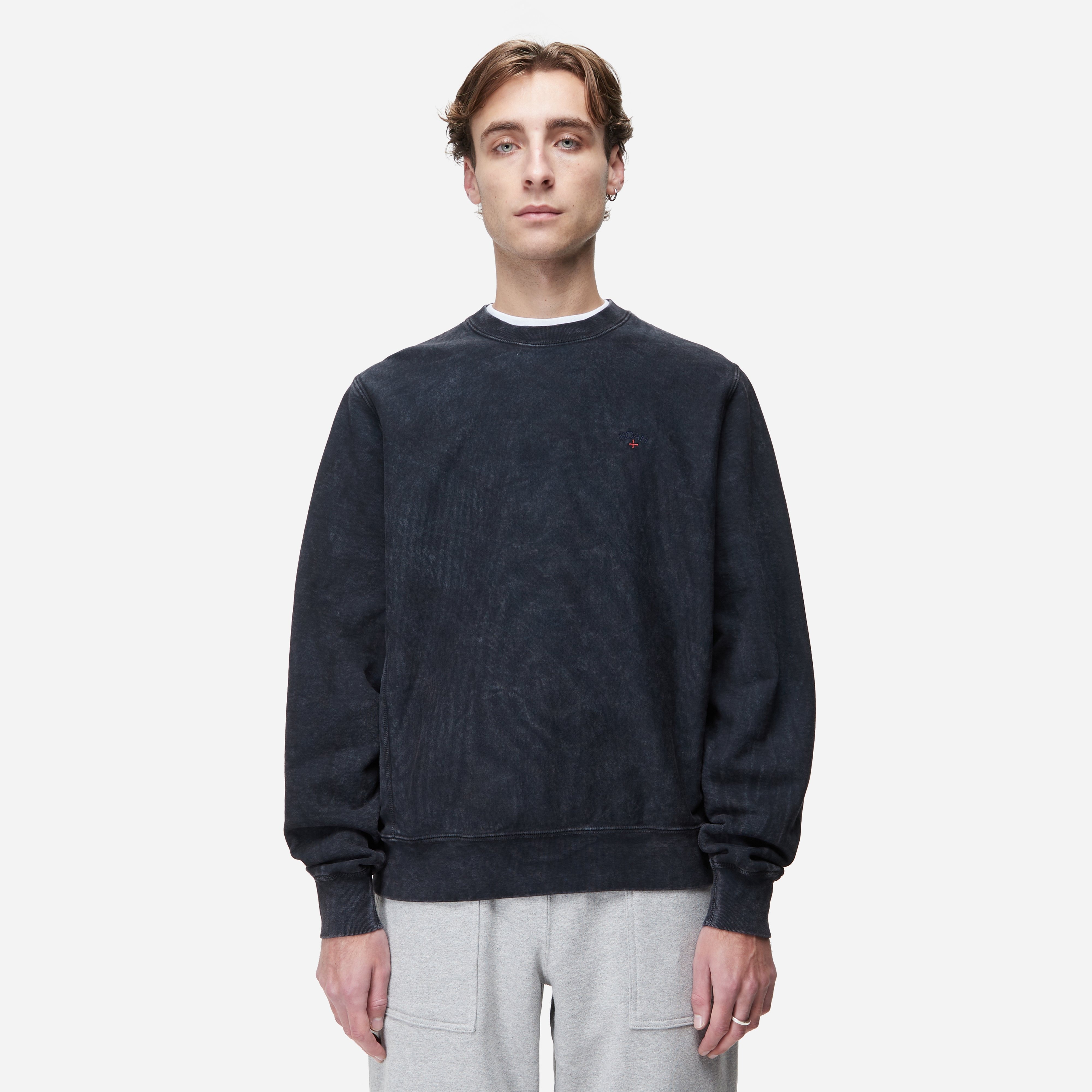 Black Noah Salt Wash Crew Neck | HIP