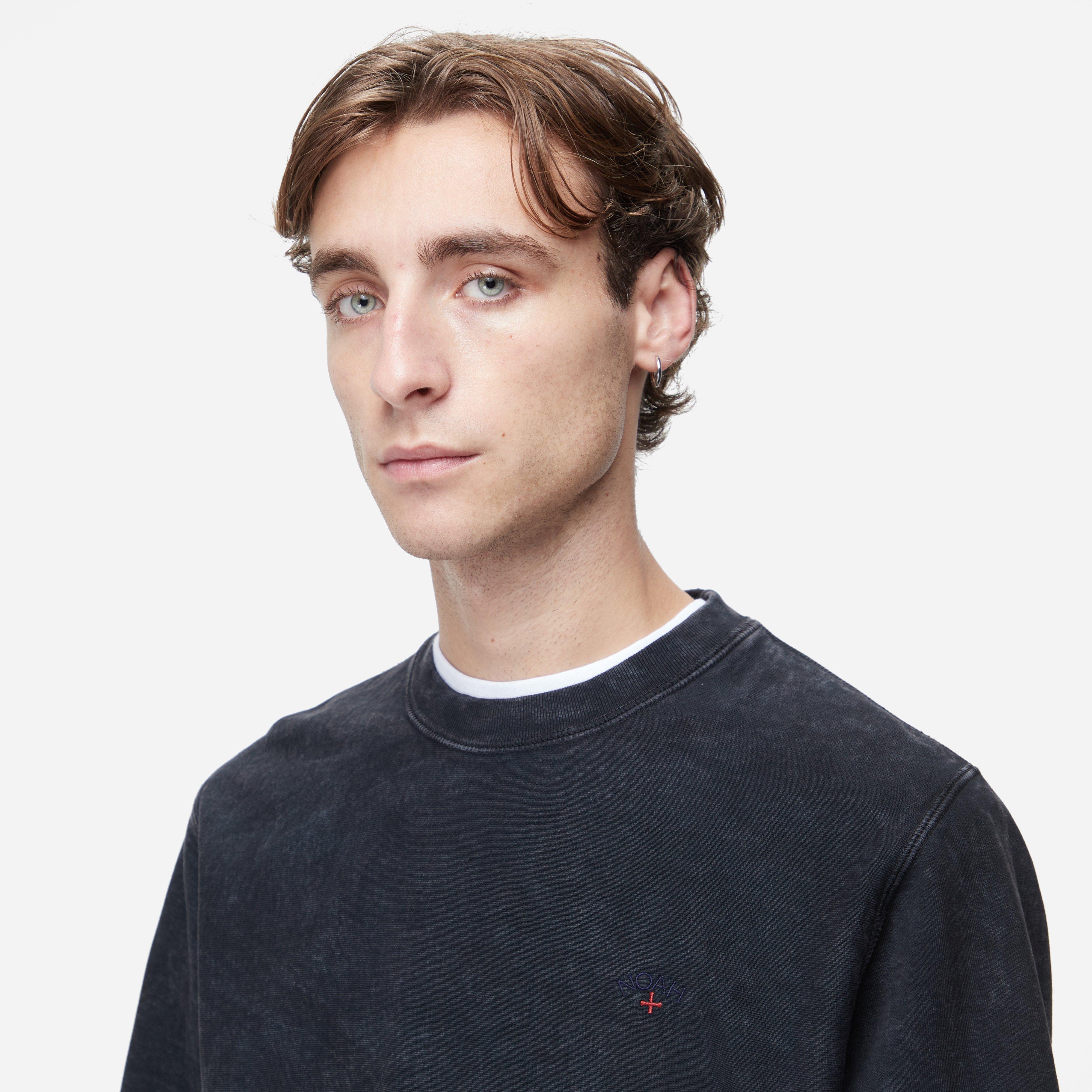 Black Noah Salt Wash Crew Neck | HIP