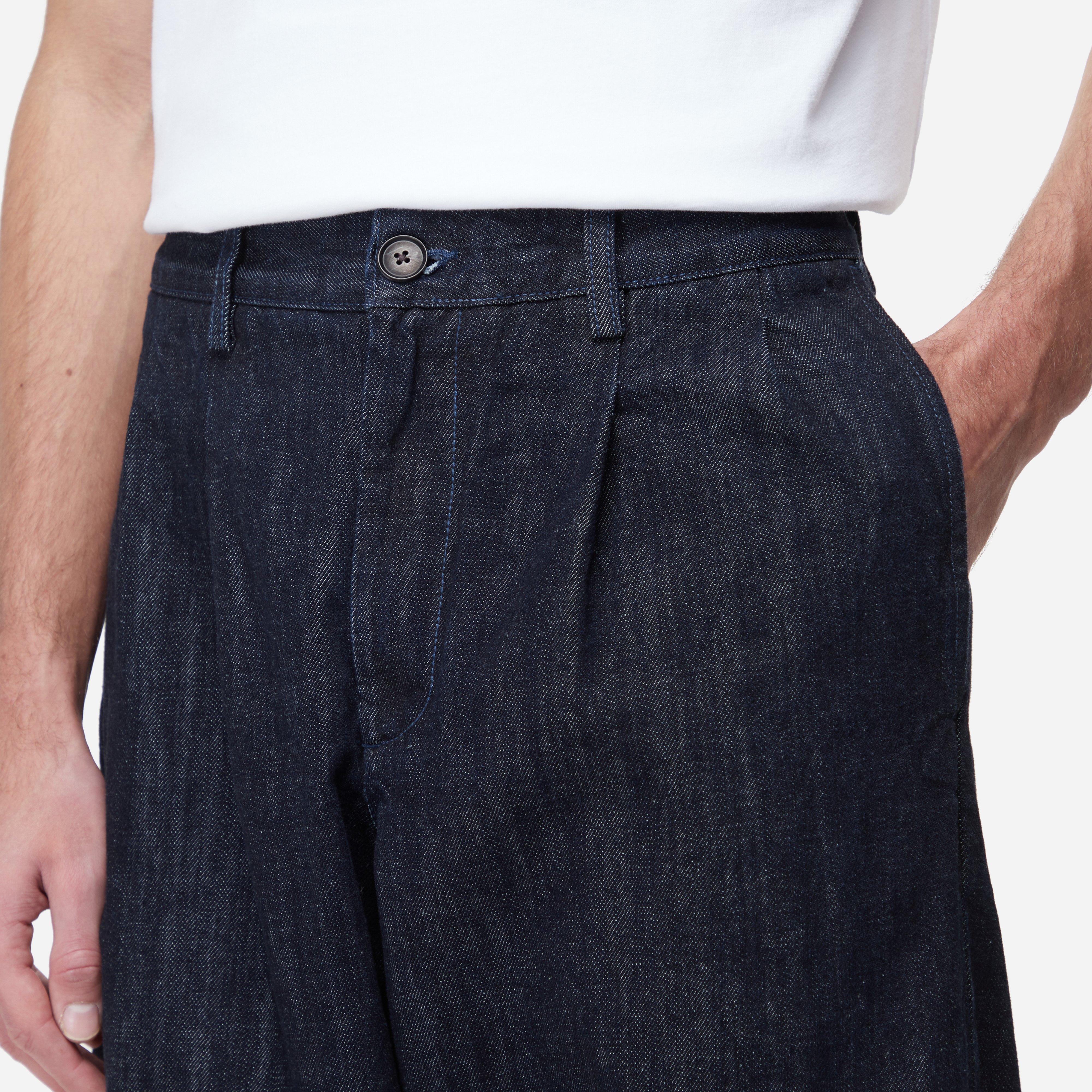 Noah Pleat Denim Pant