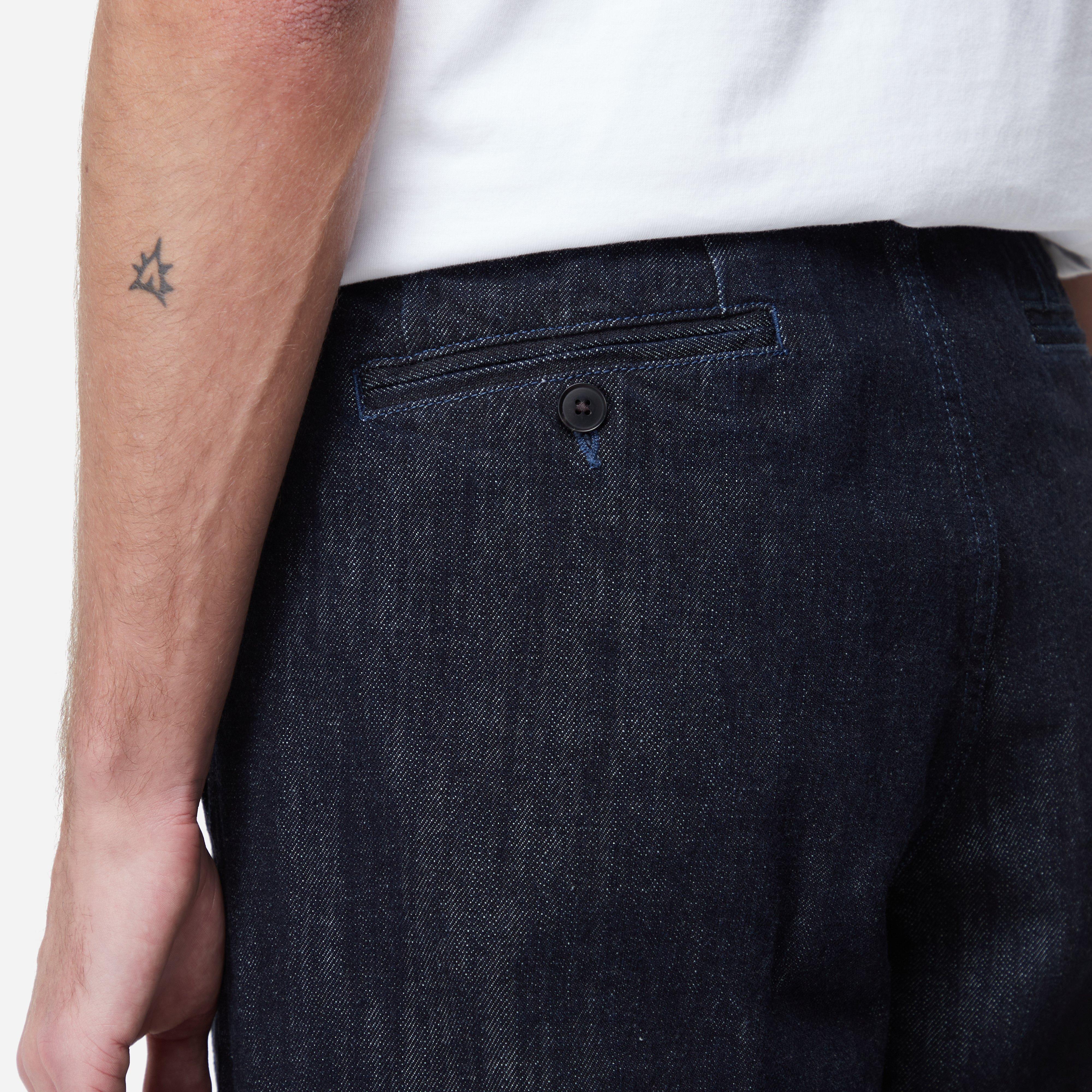 Noah Pleat Denim Pant