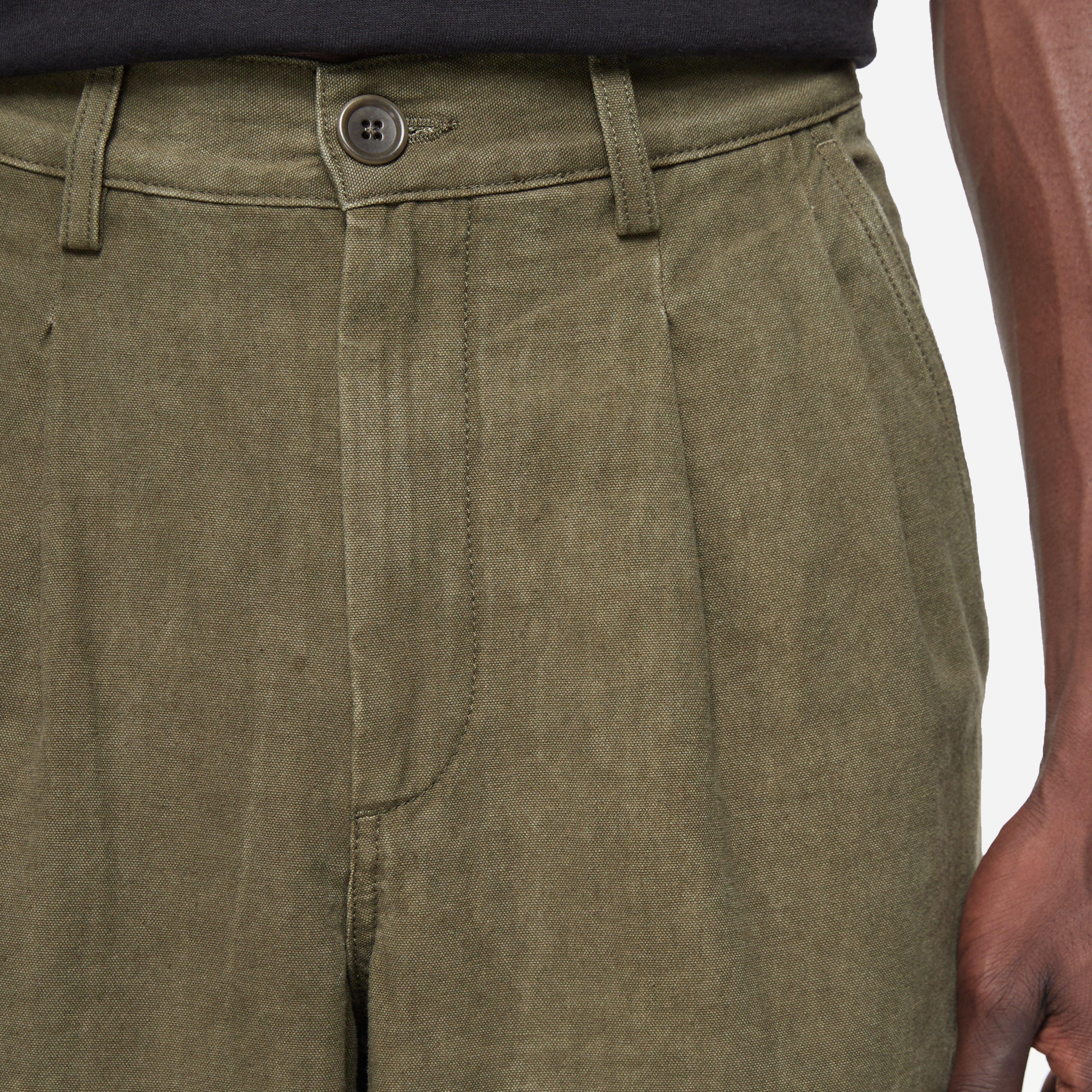 Noah Double-Pleat Cotton